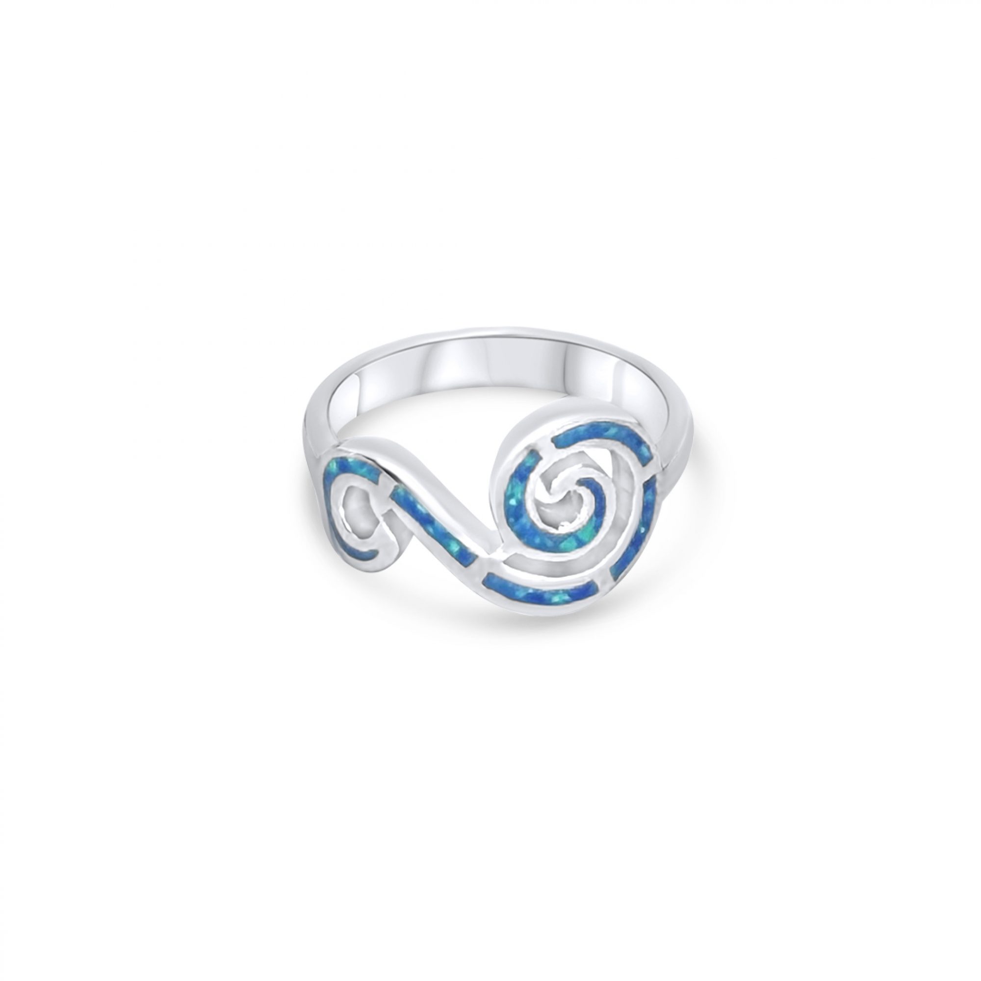 Δαχτυλίδι με πέτρες όπαλ και μαίανδρο