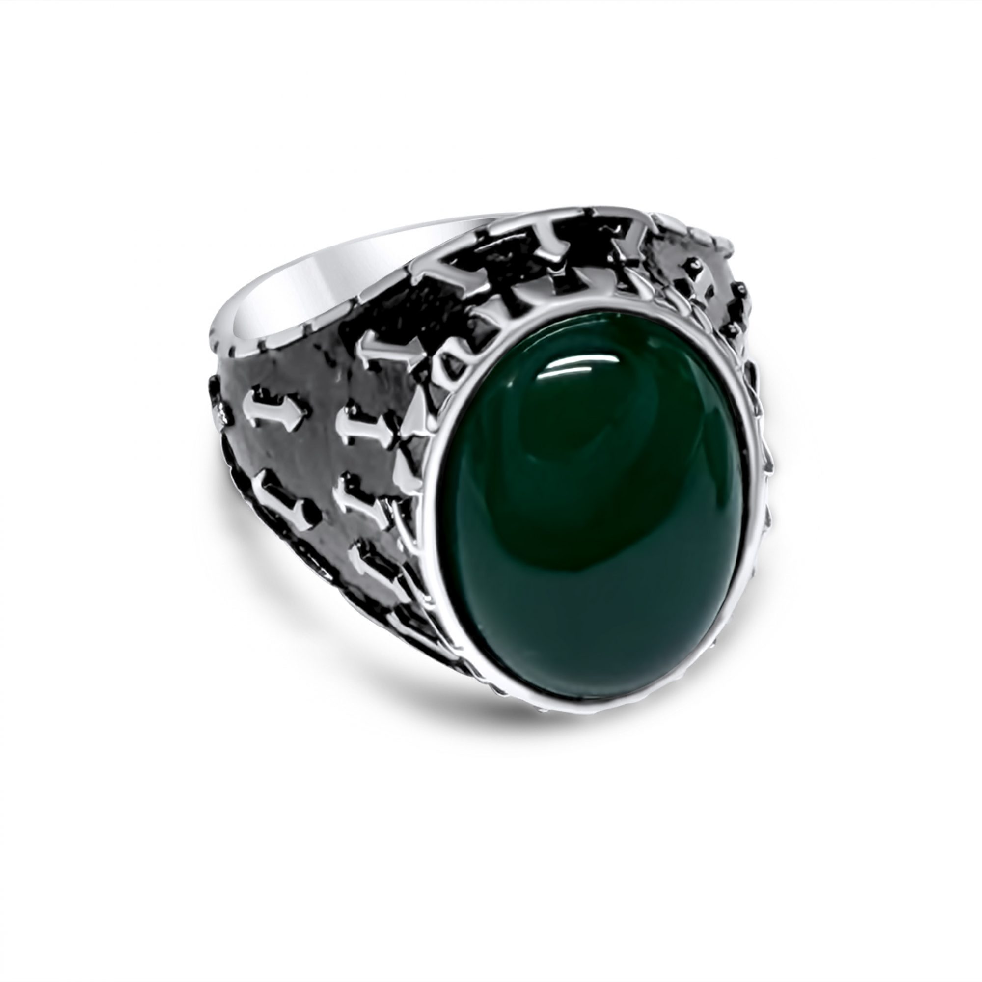 Δαχτυλίδι με πέτρα αχάτη 