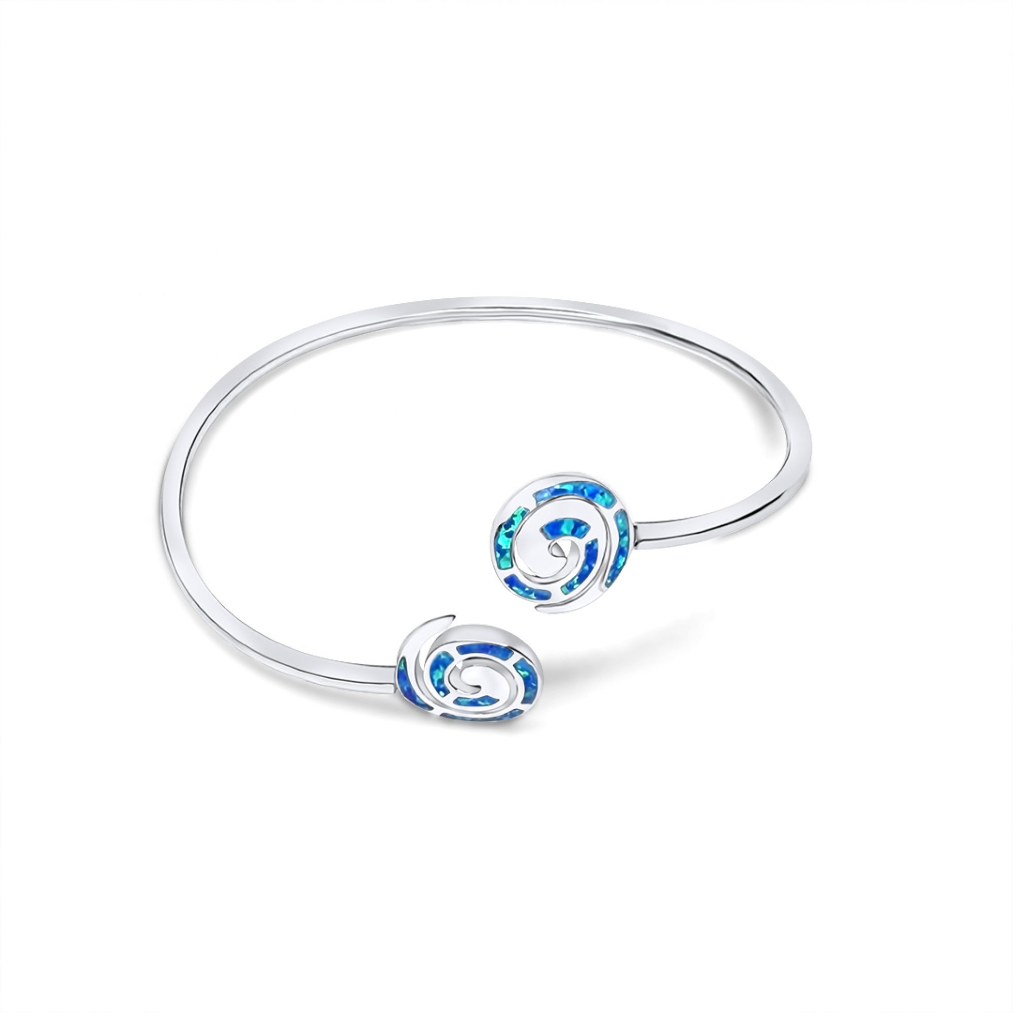 Βραχιόλι κύκλος μαίανδρος με πέτρες όπαλ