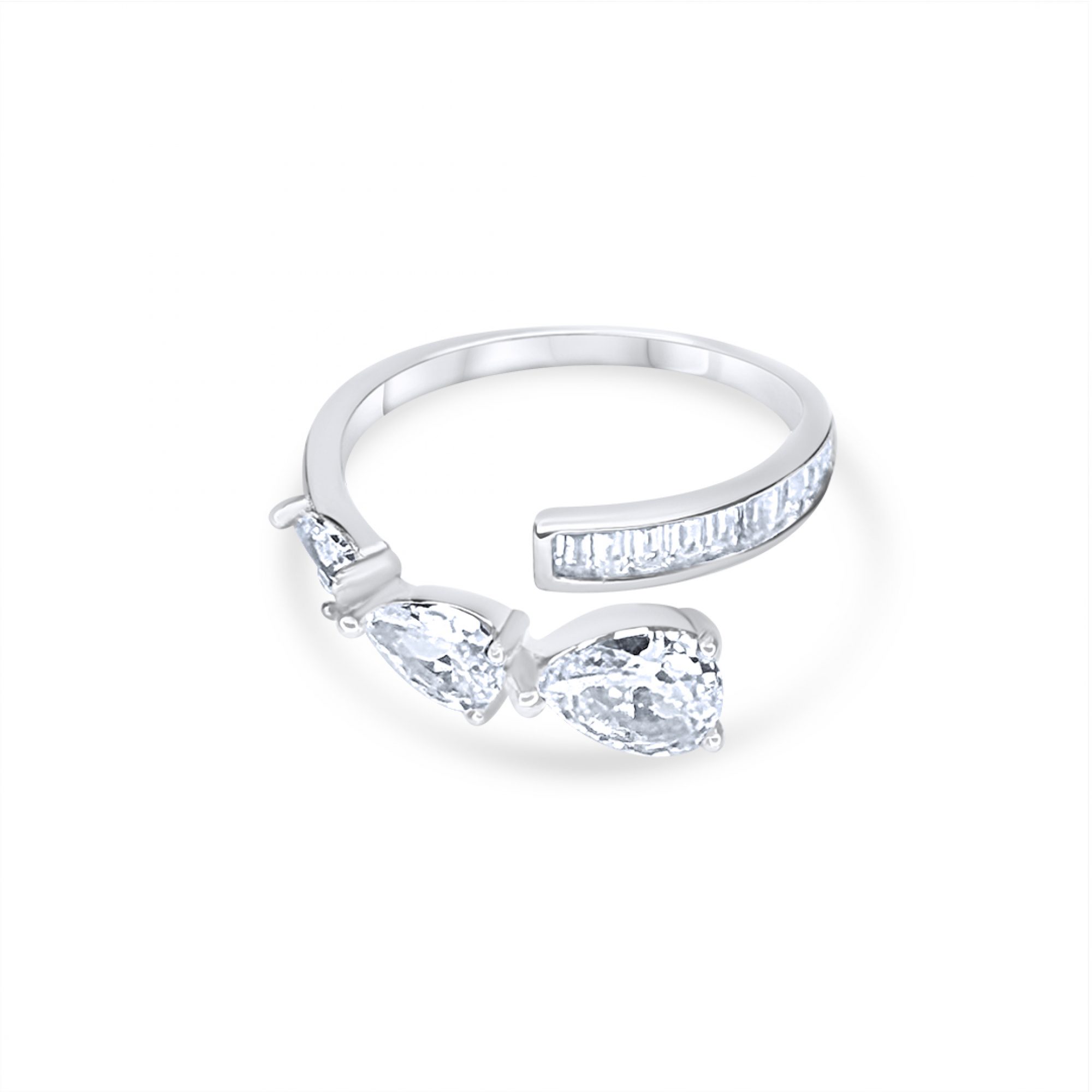 Δαχτυλίδι με πέτρες ζιργκόν