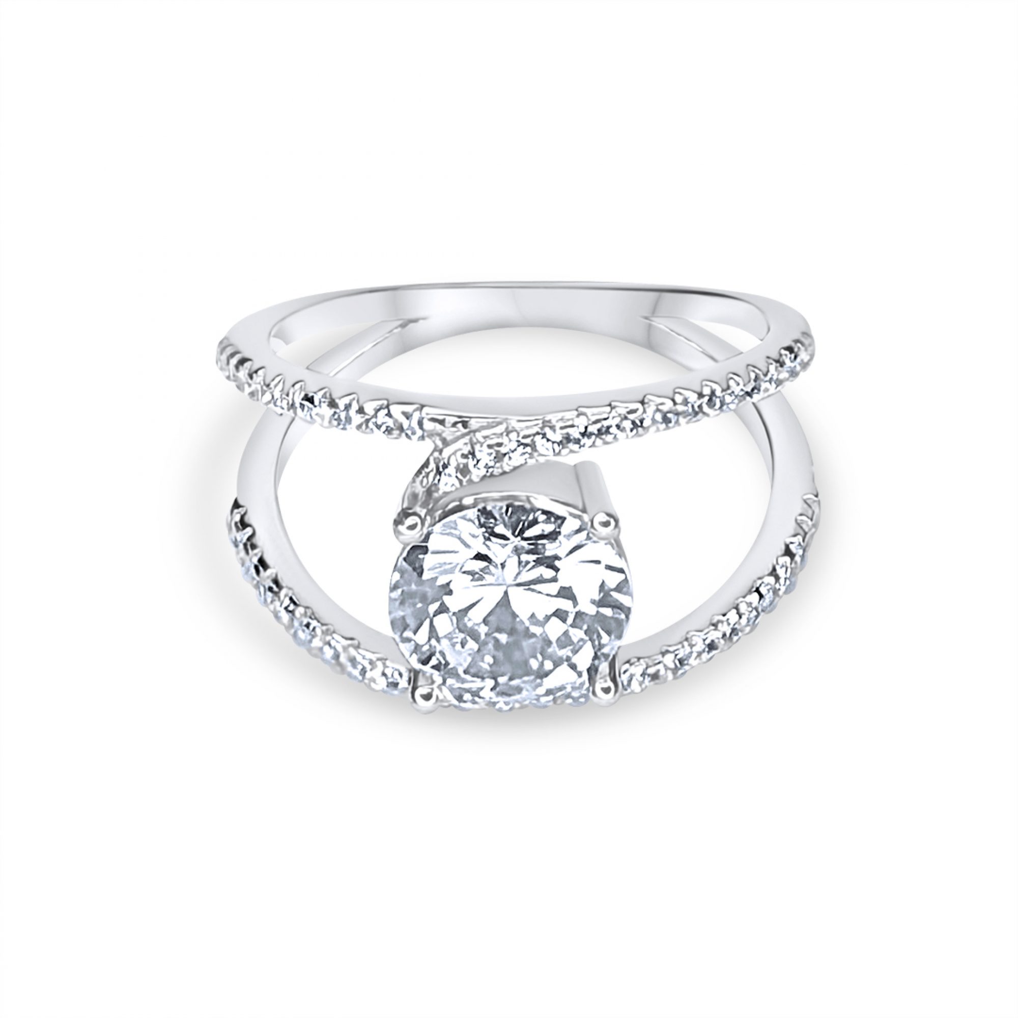 Δαχτυλίδι με πέτρες ζιργκόν