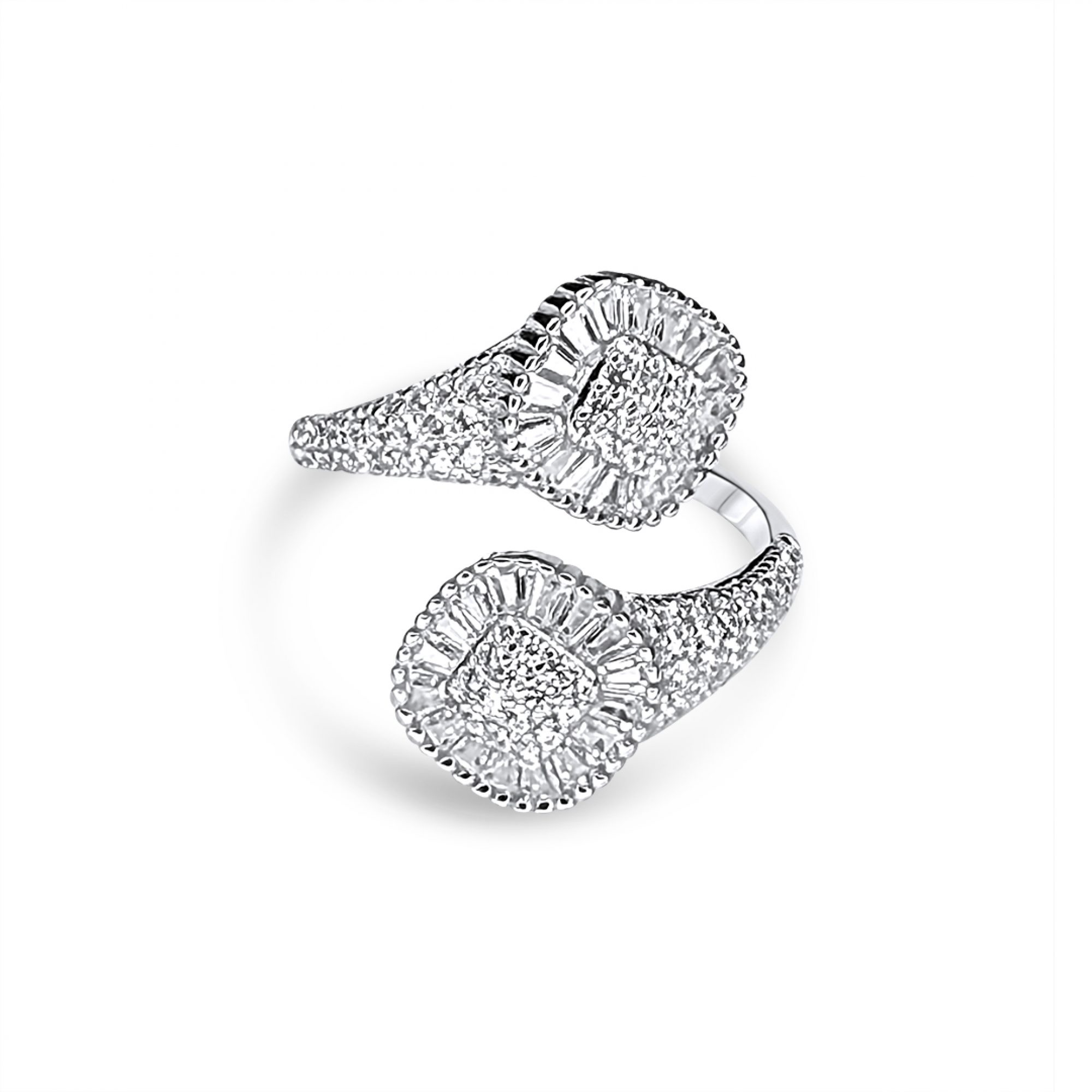 Δαχτυλίδι με πέτρες ζιργκόν