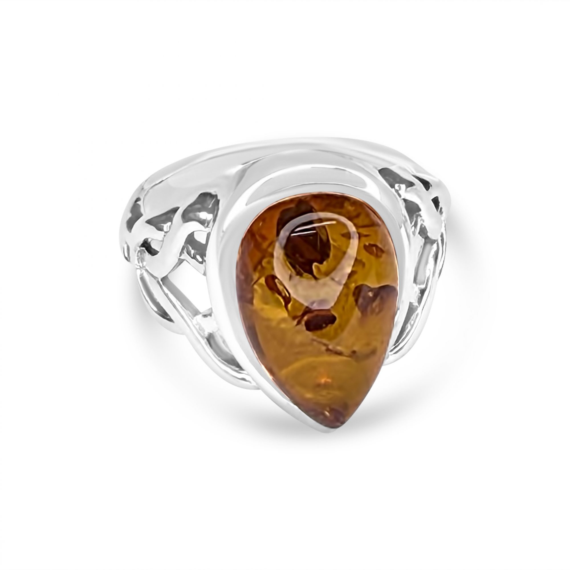 Δαχτυλίδι με κεχριμπάρι