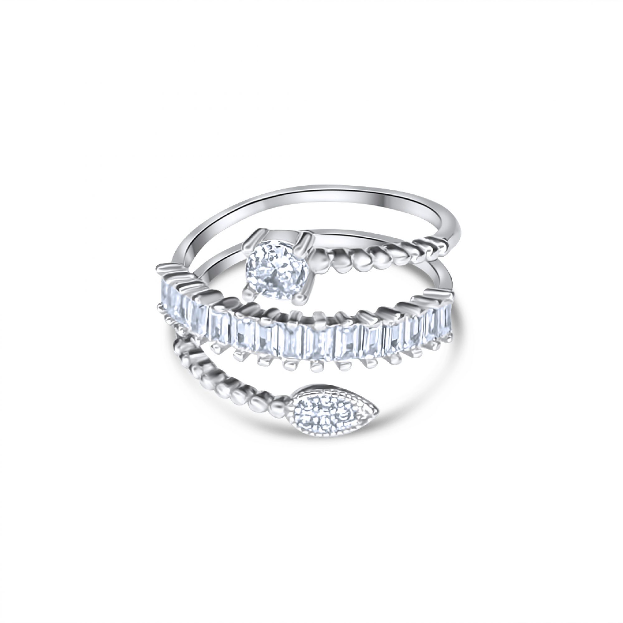 Δαχτυλίδι με πέτρες ζιργκόν