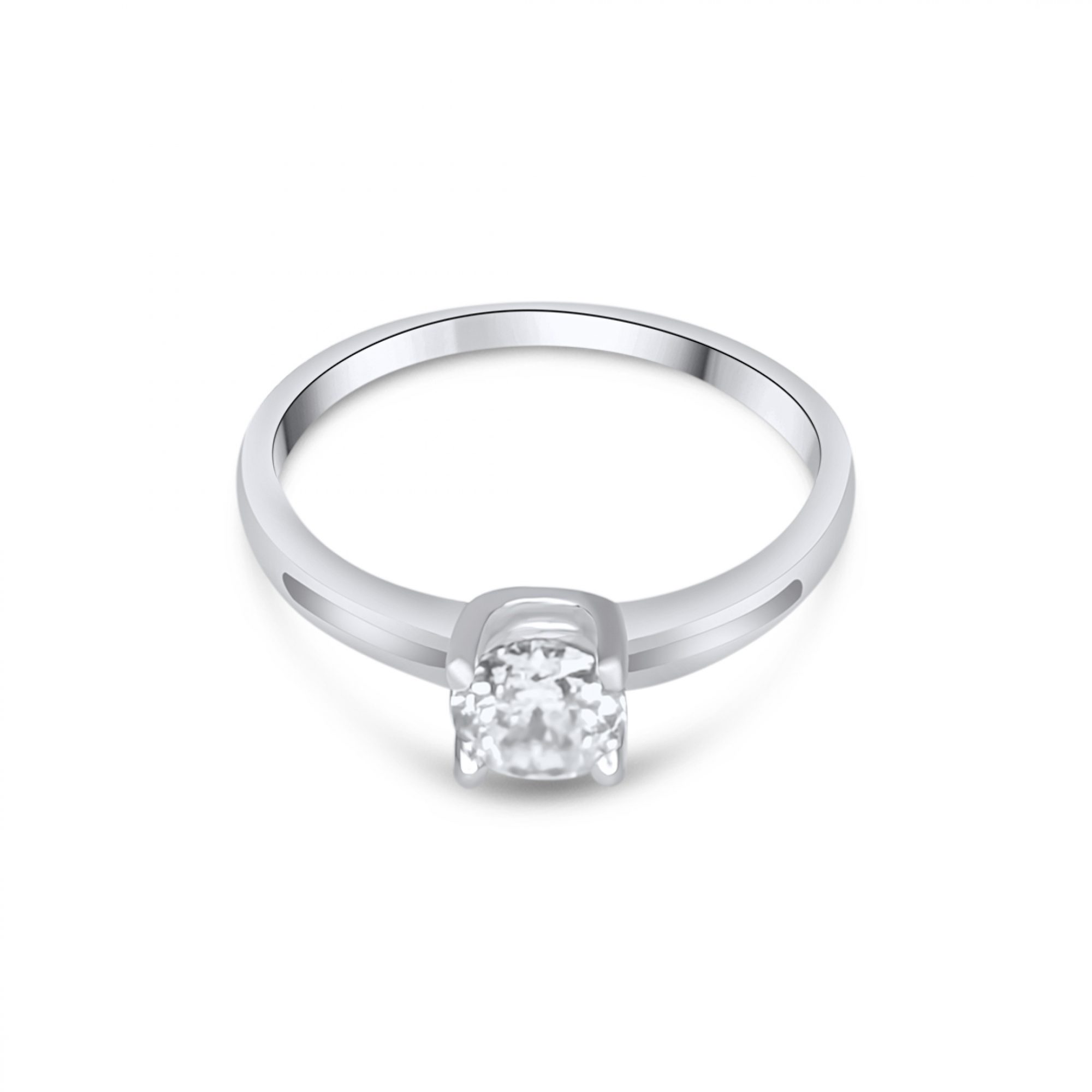 Μονόπετρο δαχτυλίδι με ζιργκόν πέτρα