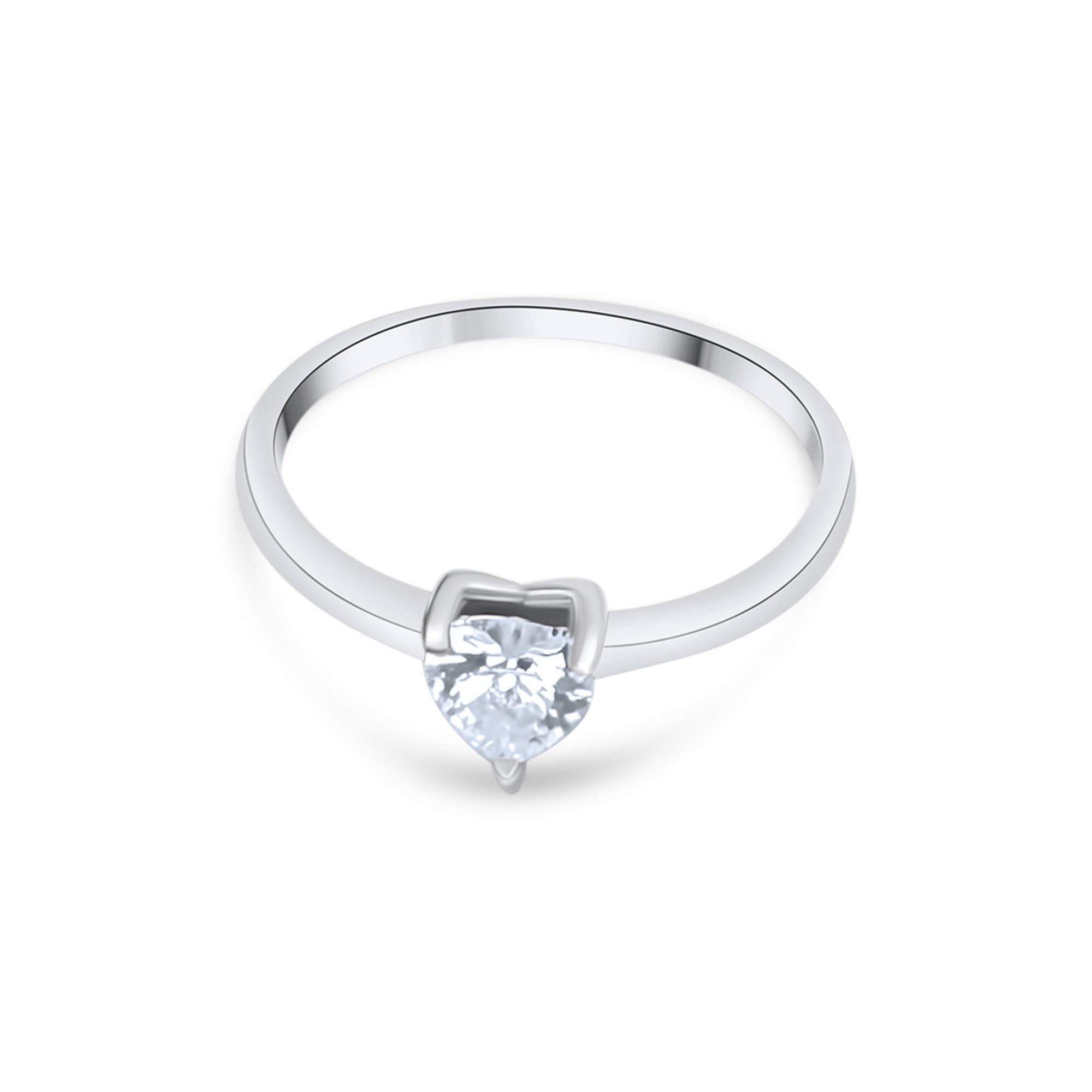 Μονόπετρο δαχτυλίδι με ζιργκόν πέτρα