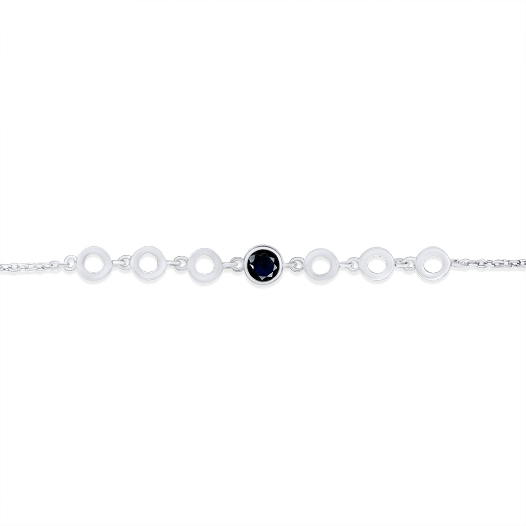 Bracelet with sapphire stone
