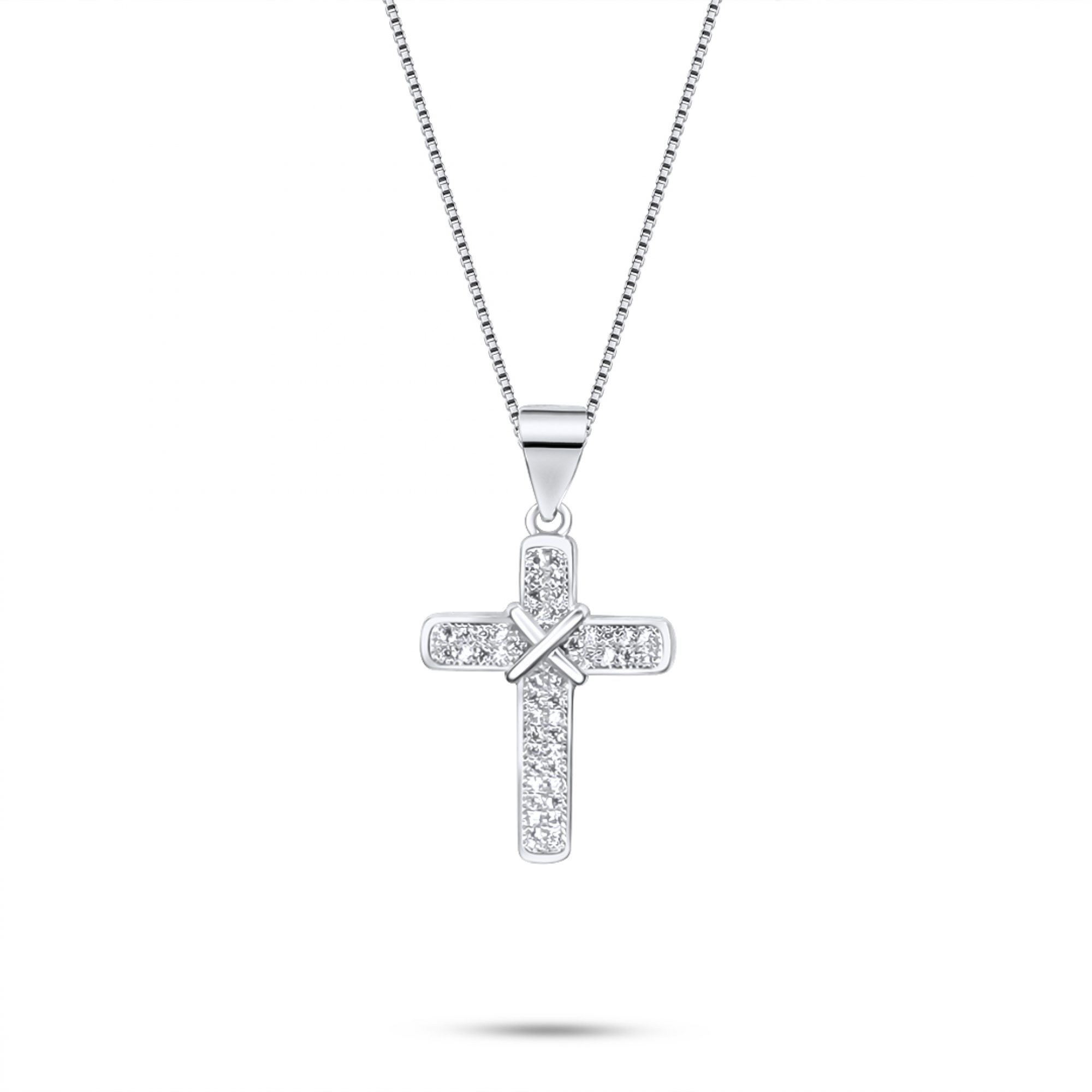 Σταυρός με ζιργκόν πέτρες