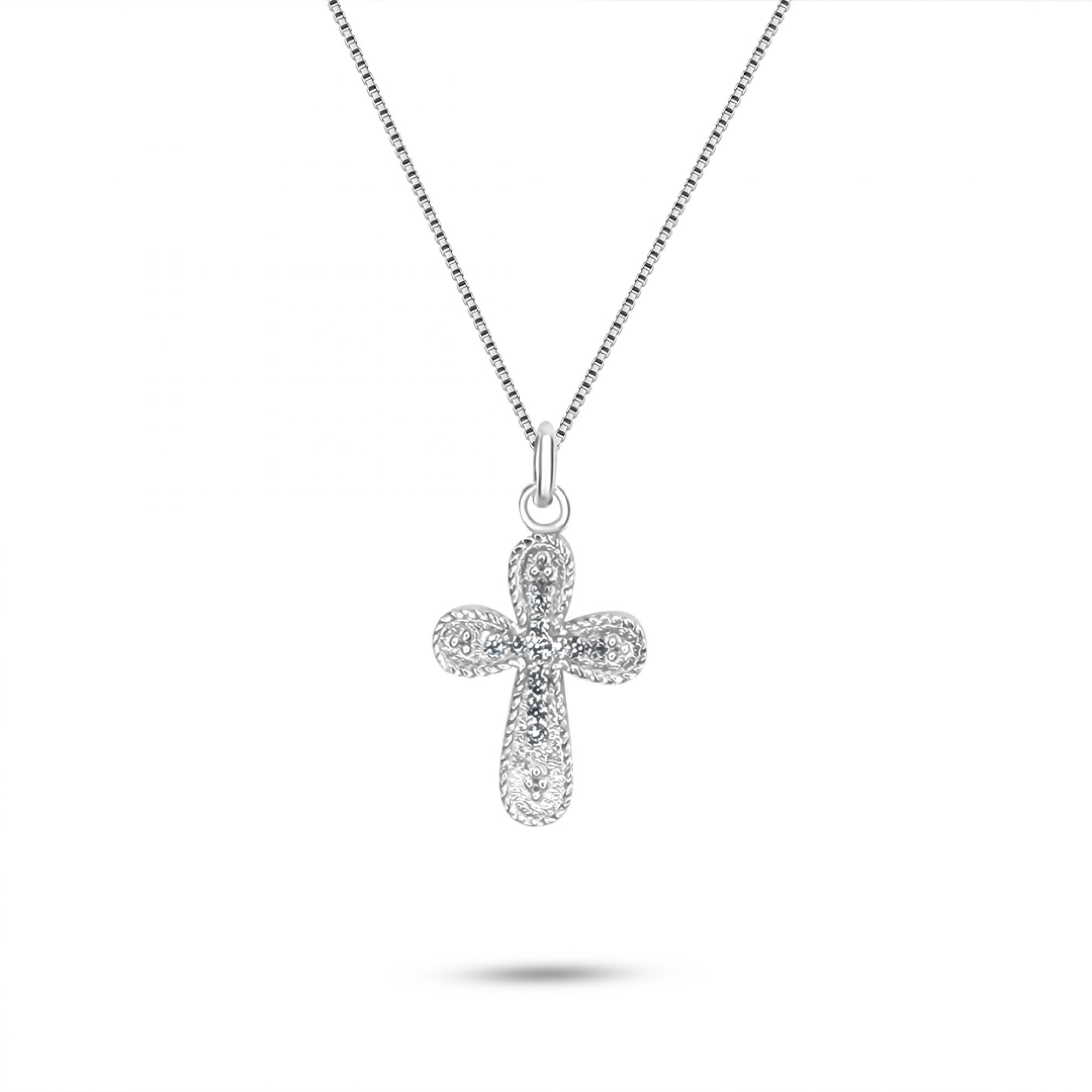 Σταυρός με ζιργκόν πέτρες