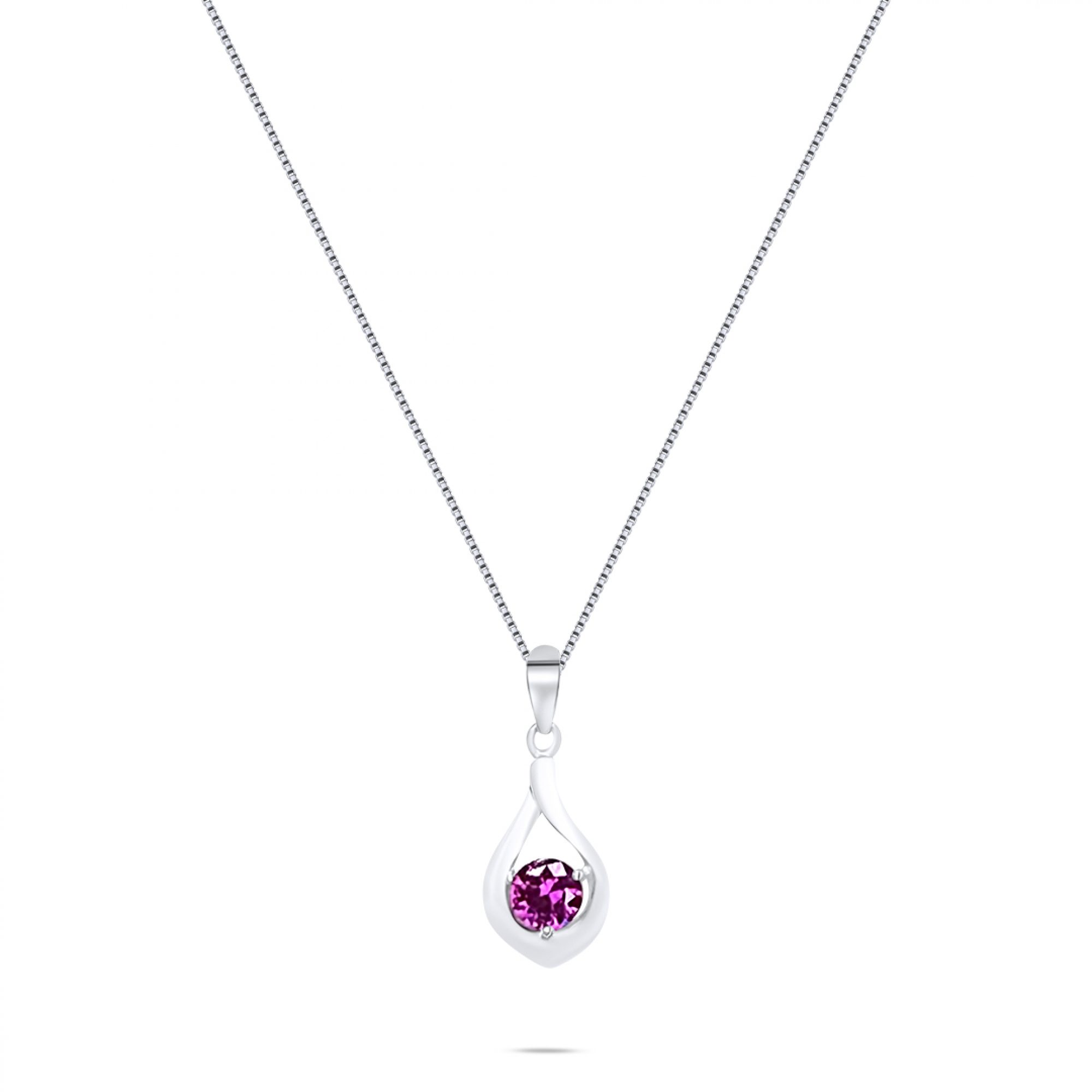 Κολιέ με πέτρα ρουμπίνι