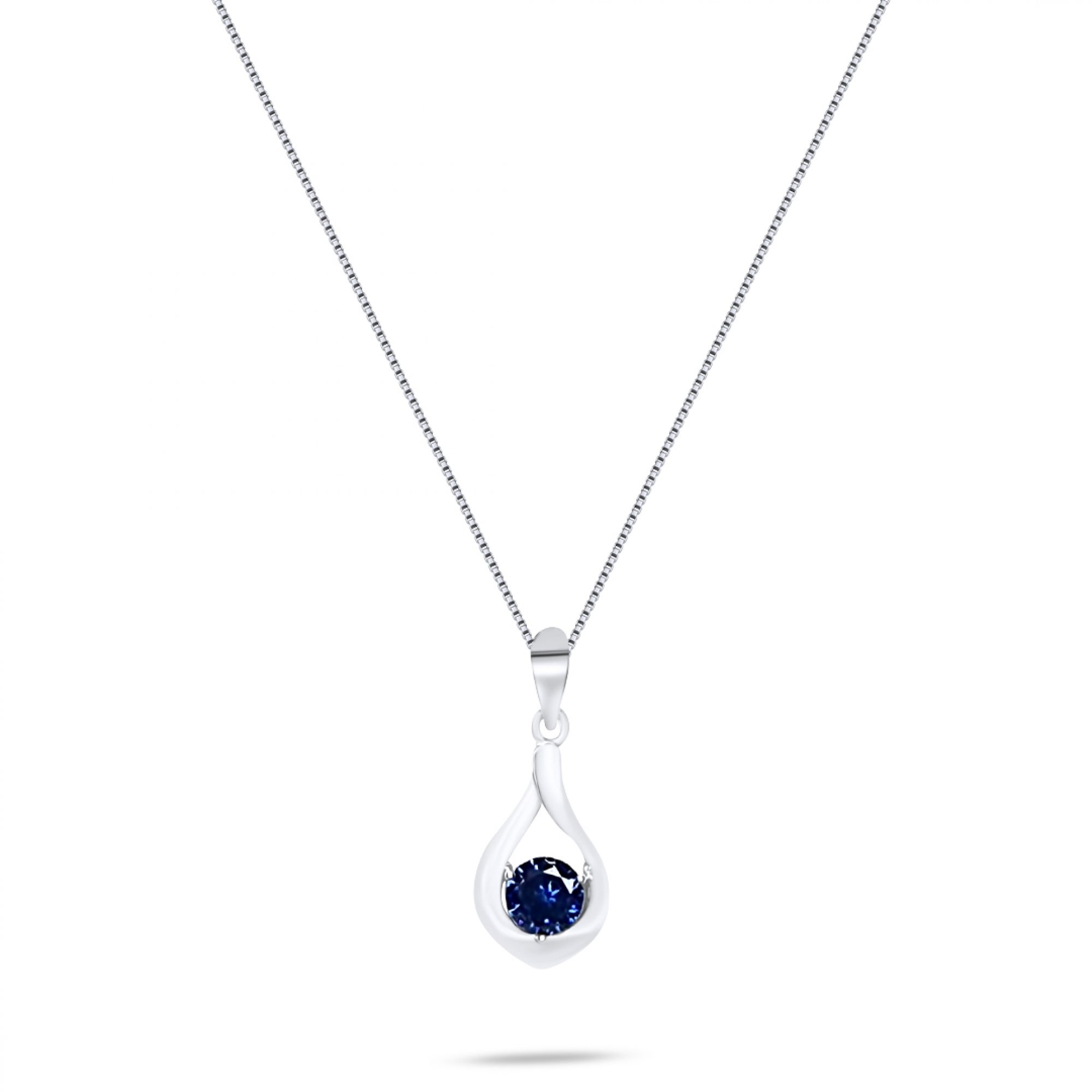 Κολιέ με πέτρα ζαφείρι