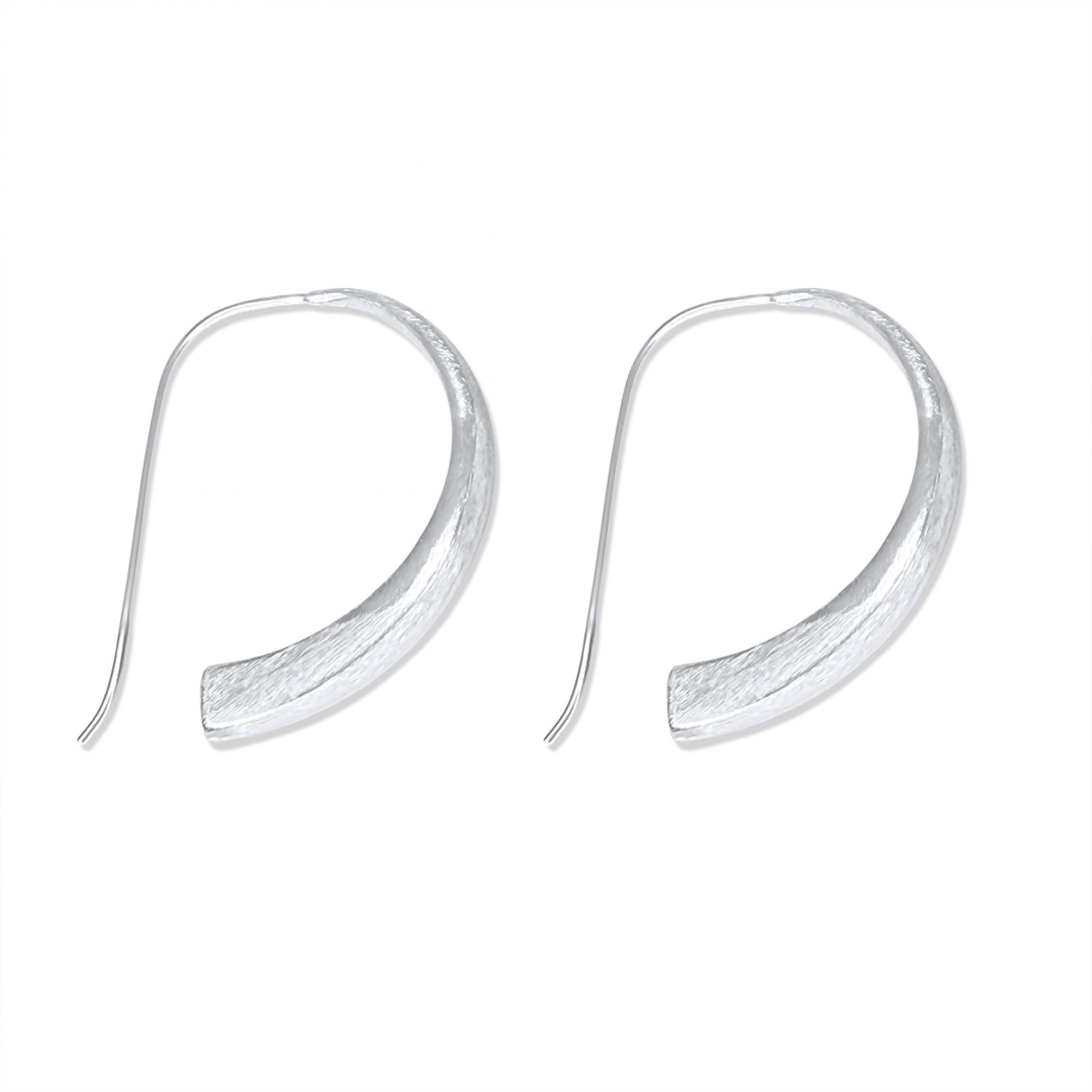 Σκουλαρίκια κρεμαστά σατινέ