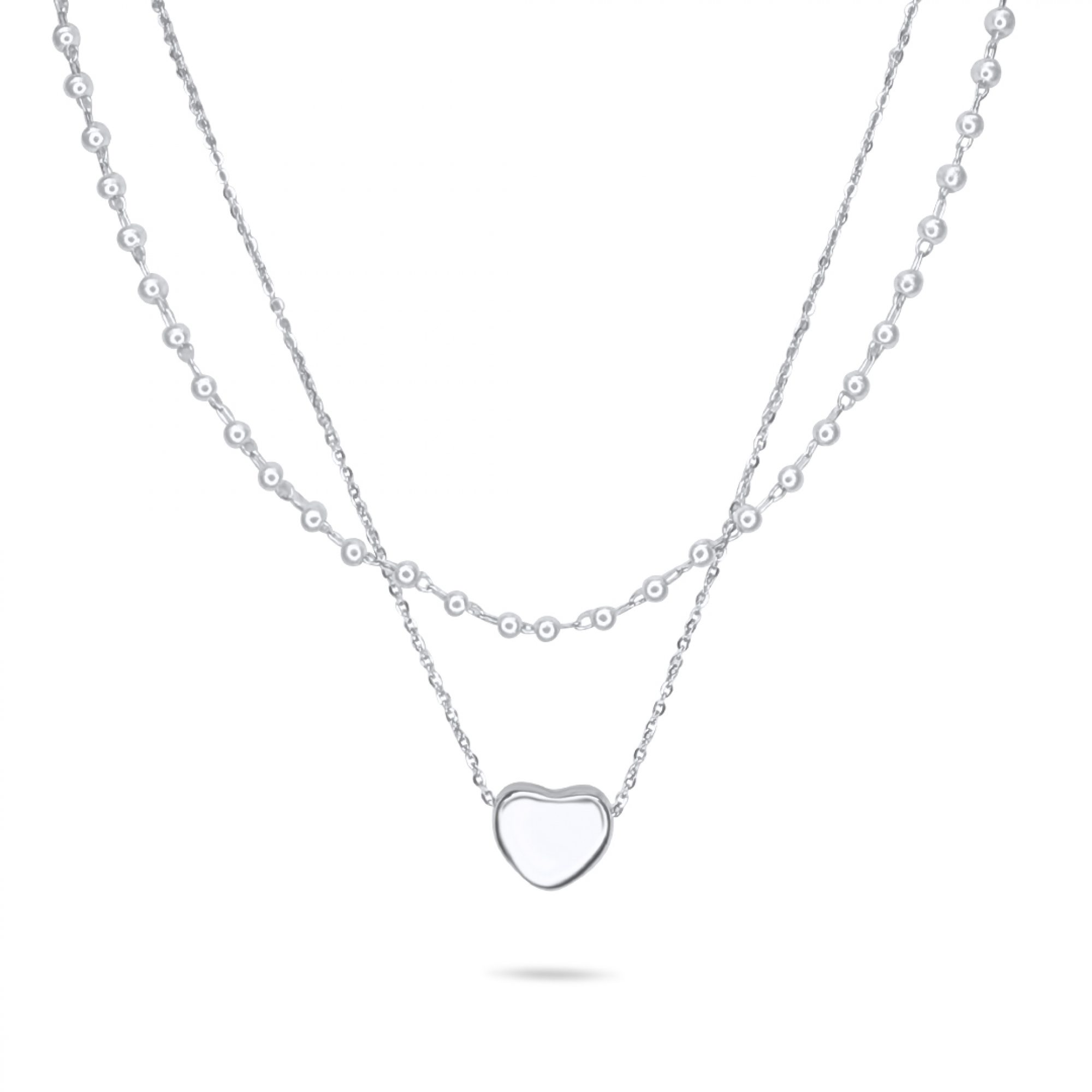 Διπλό κολιέ ατσάλι 