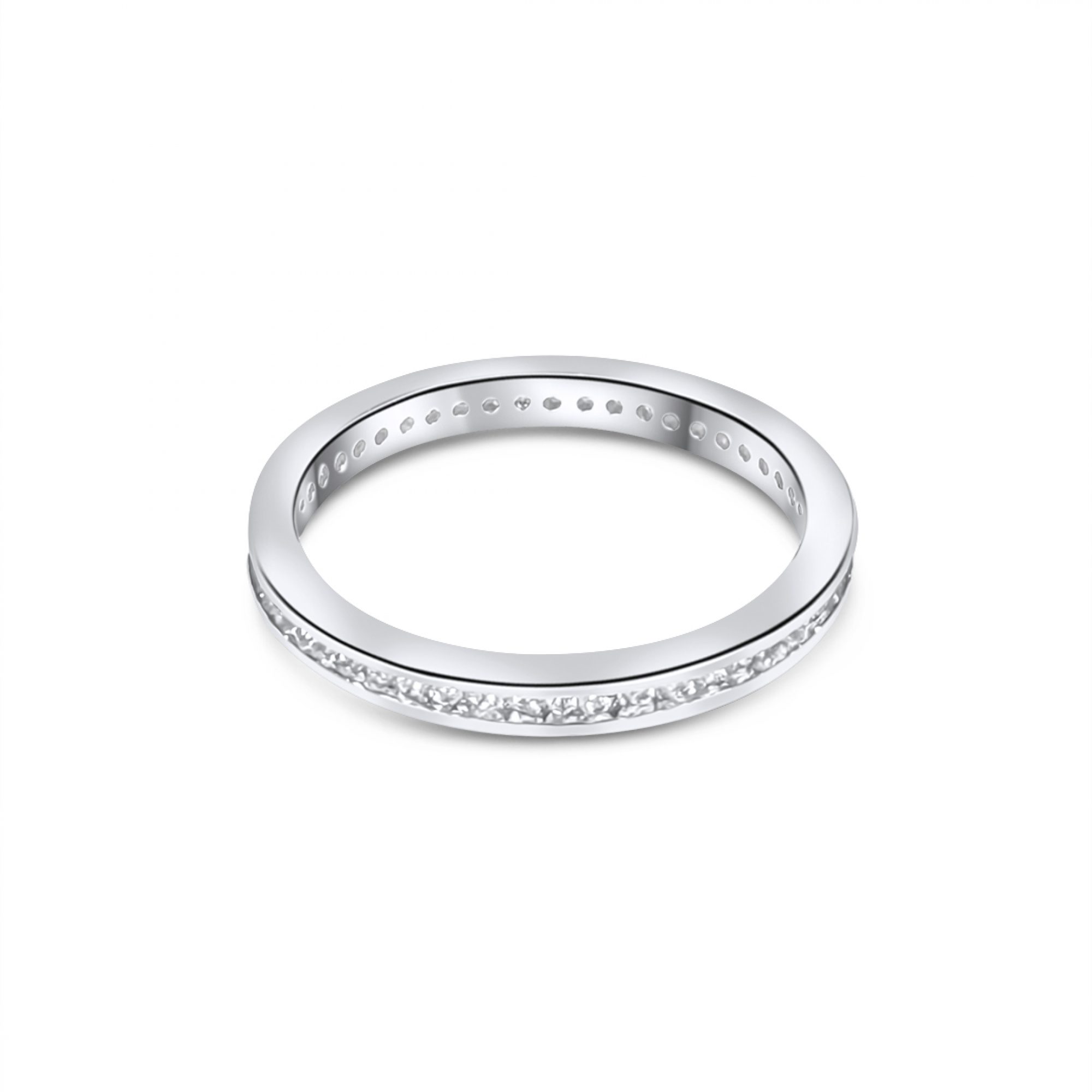 Multi stone stainless steel ring