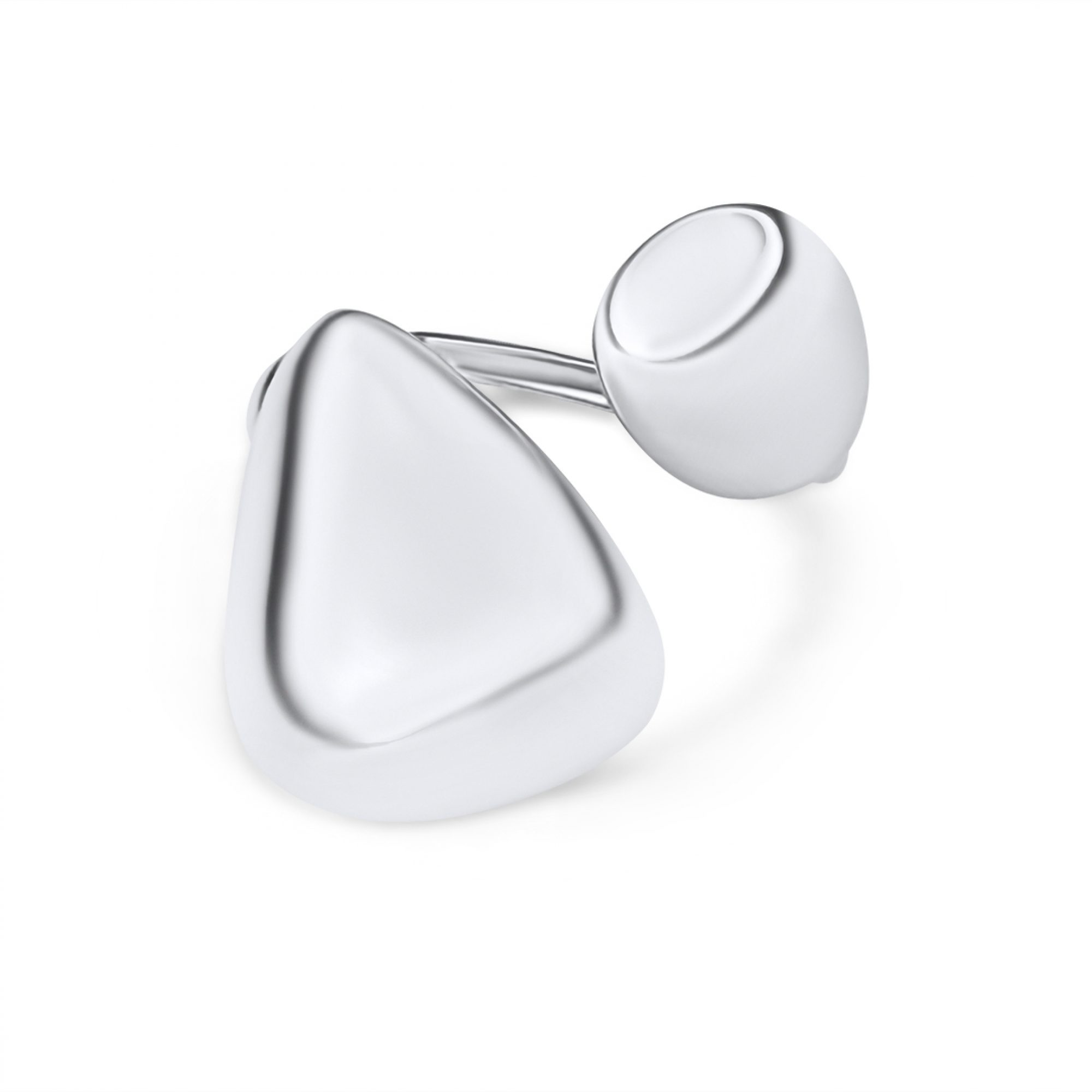 Stainless steel polished ring