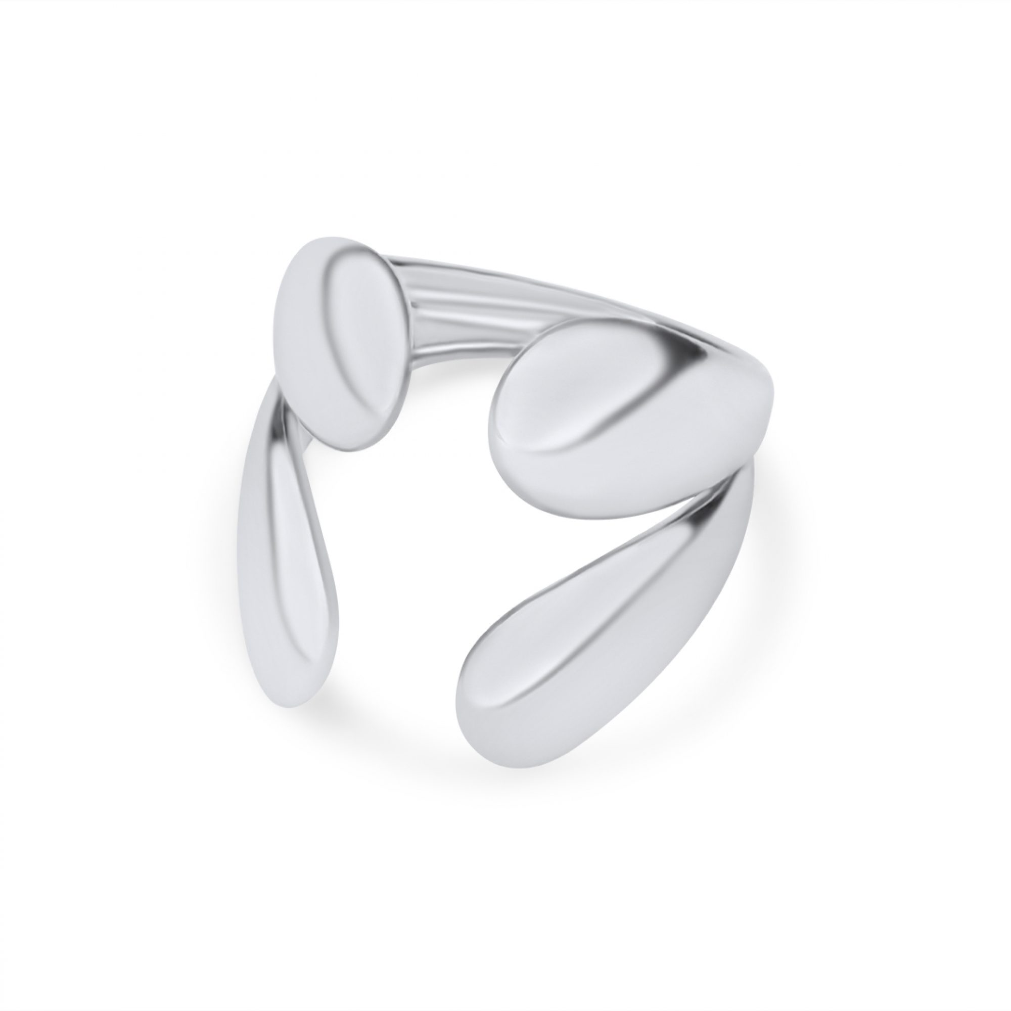 Stainless steel polished ring