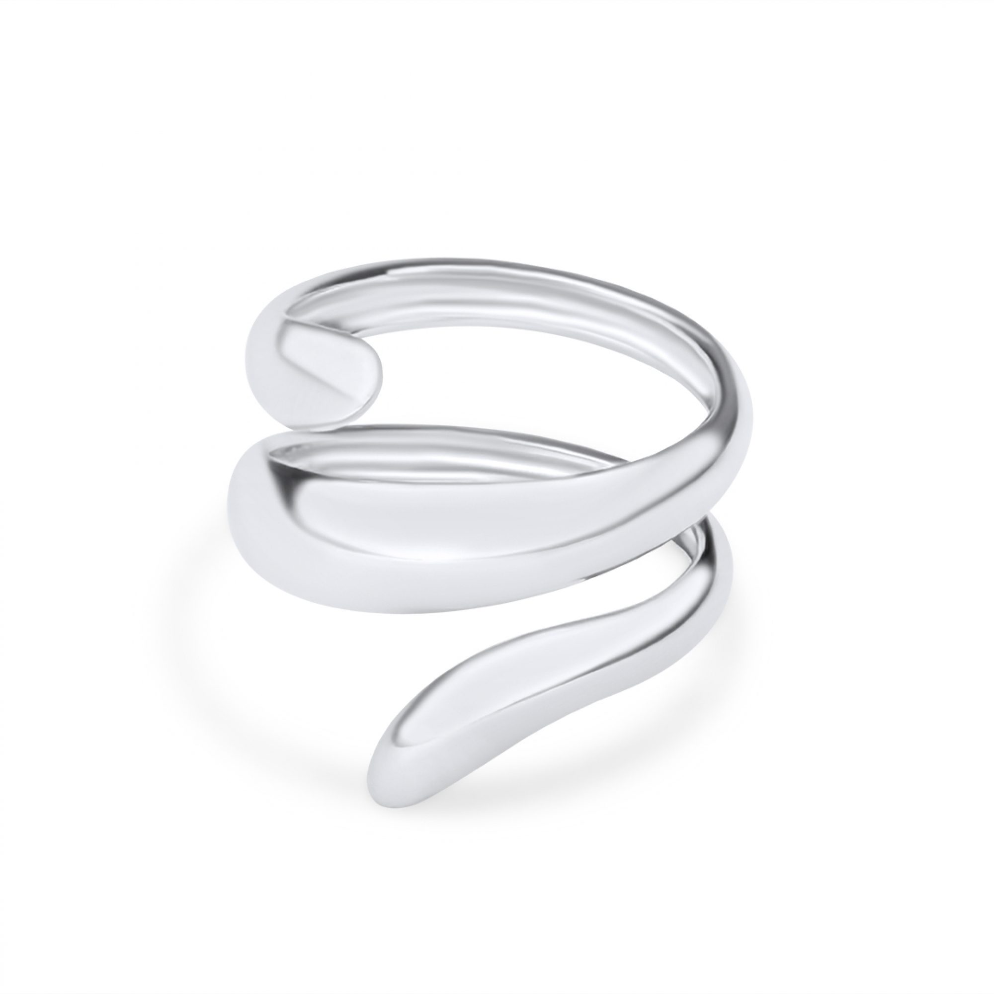 Stainless steel polished ring