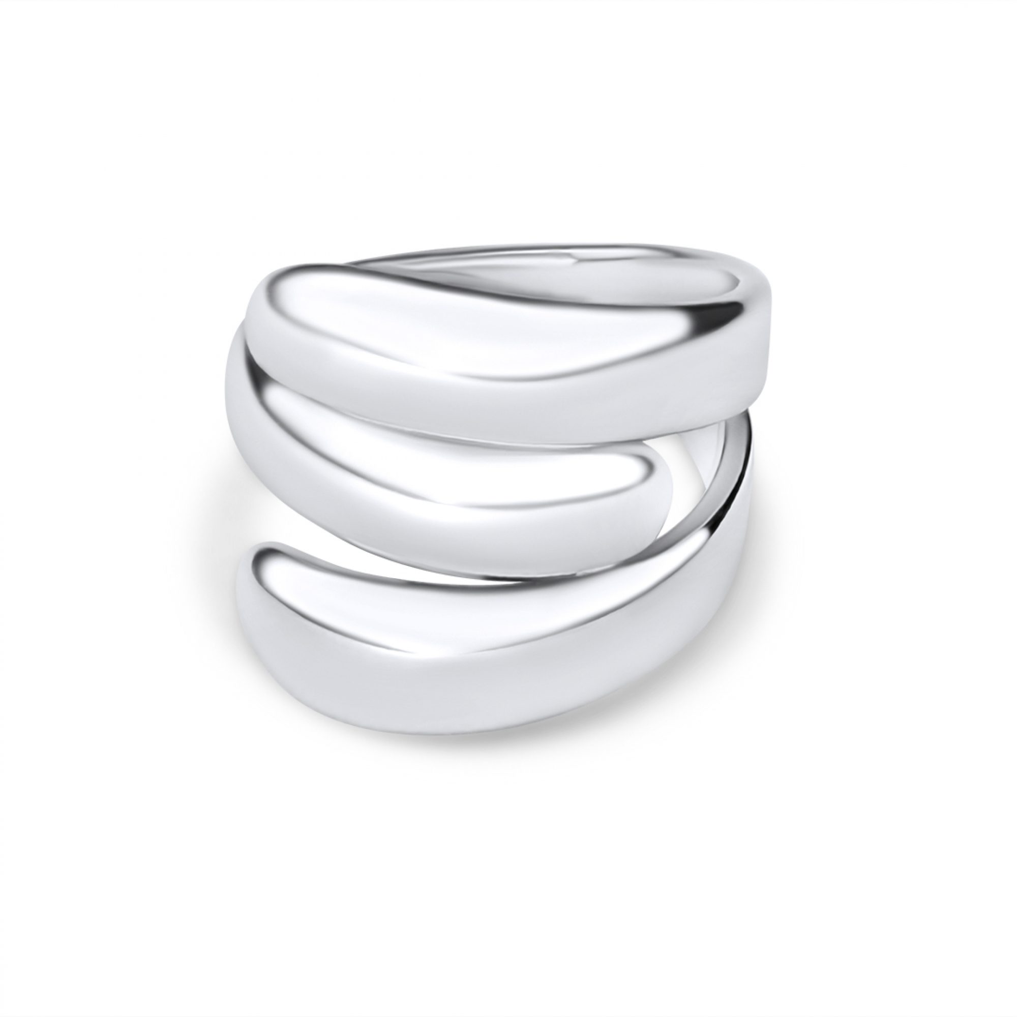 Stainless steel polished ring
