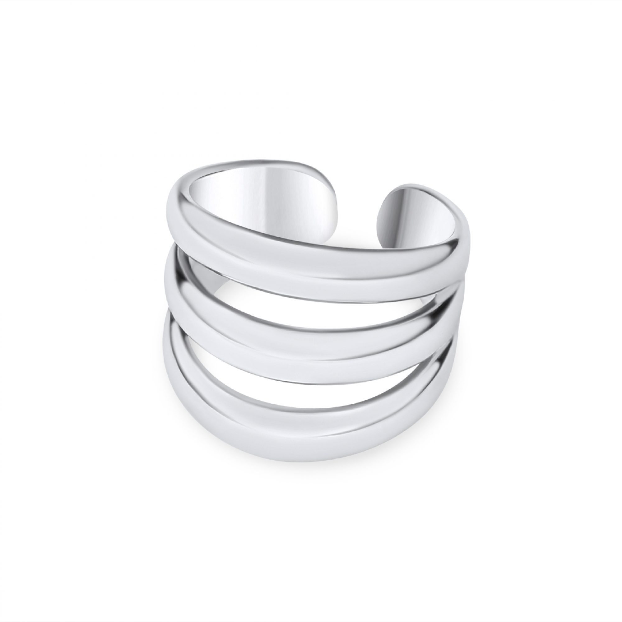 Stainless steel polished ring