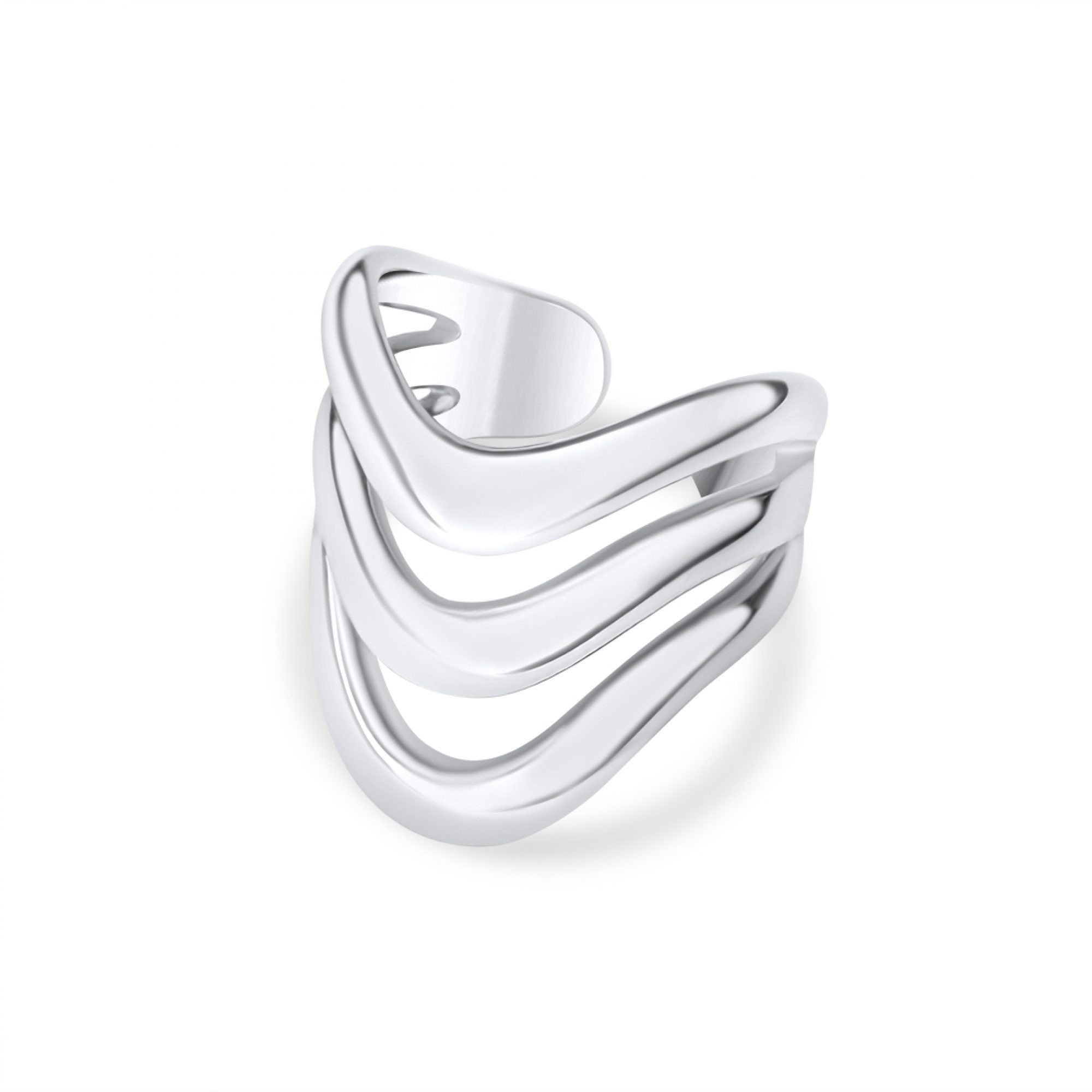 Stainless steel polished ring