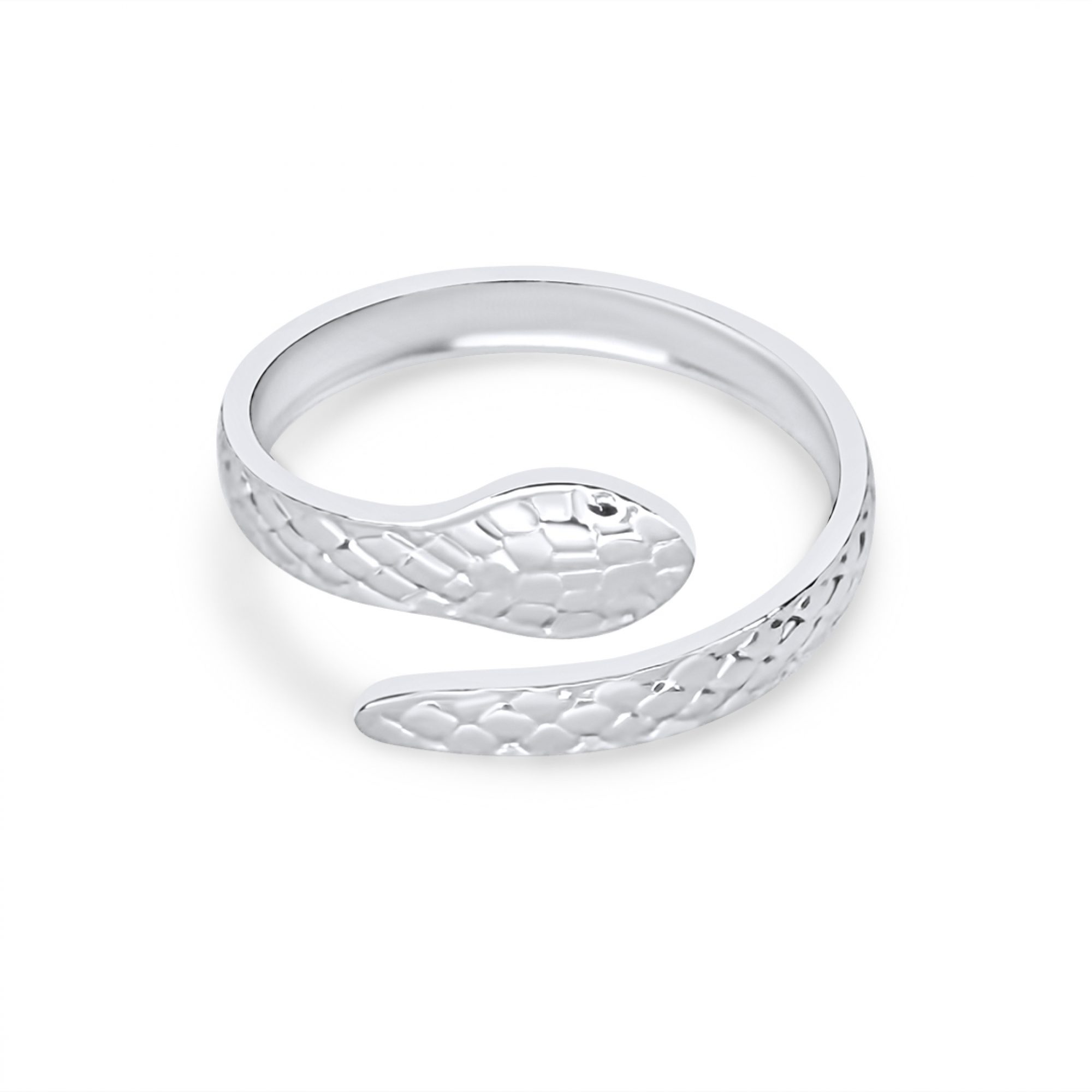 Stainless steel snake ring