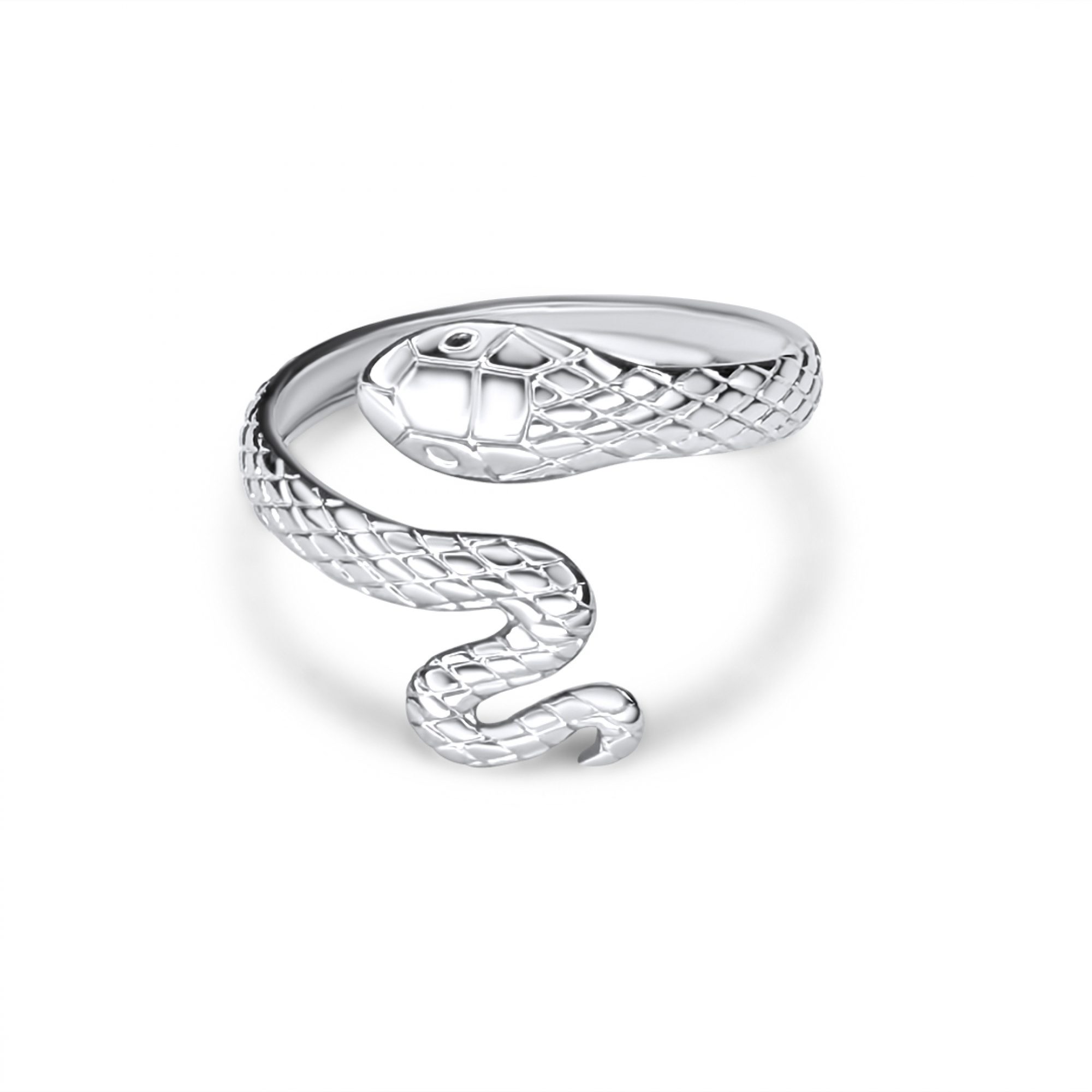 Stainless steel snake ring