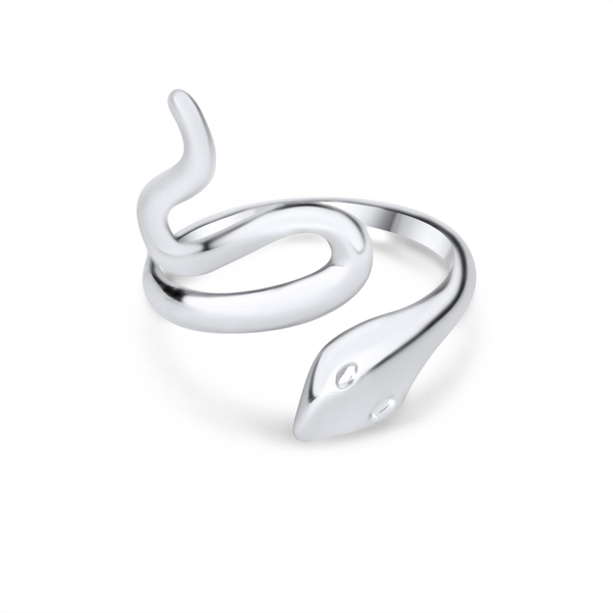 Stainless steel snake ring