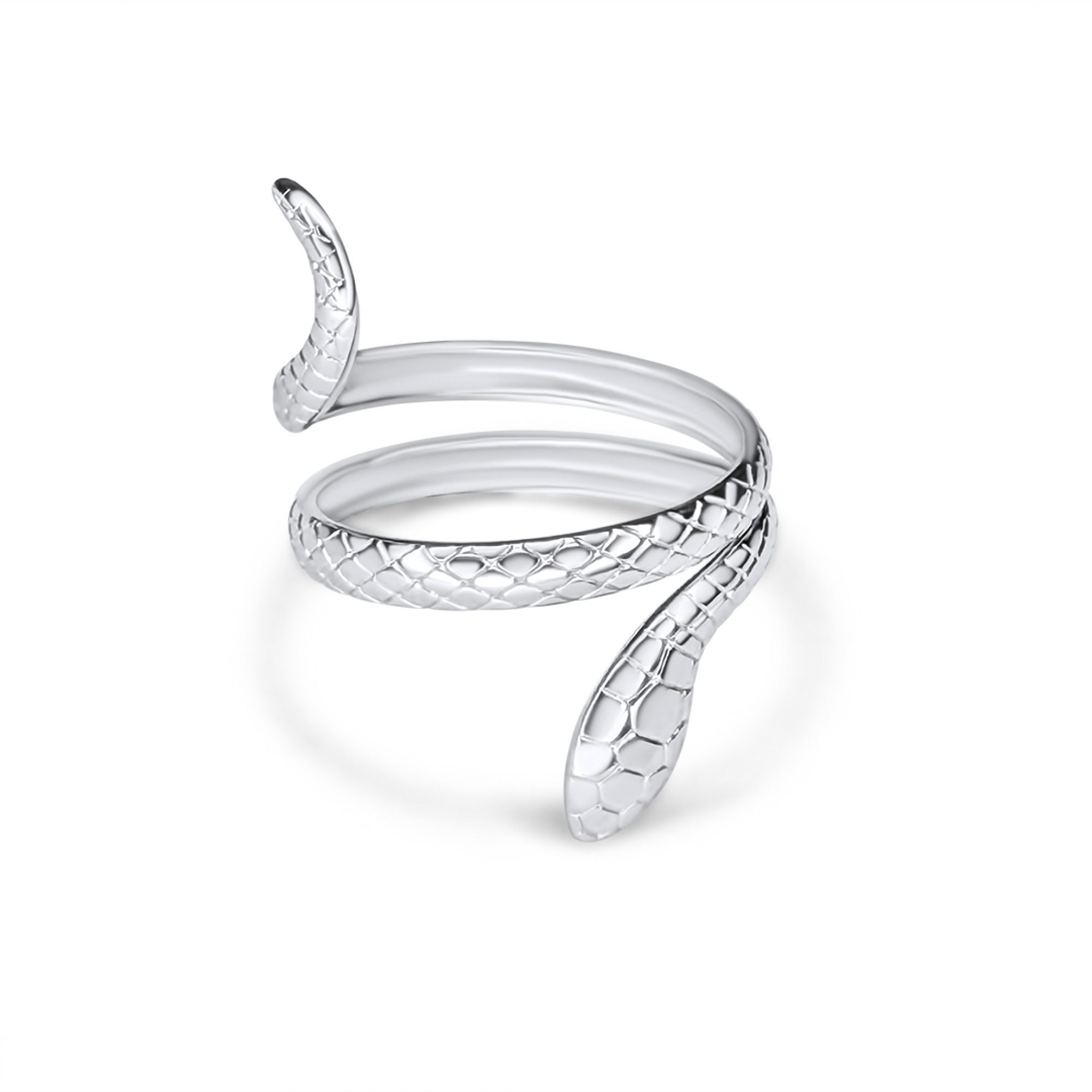 Stainless steel snake ring