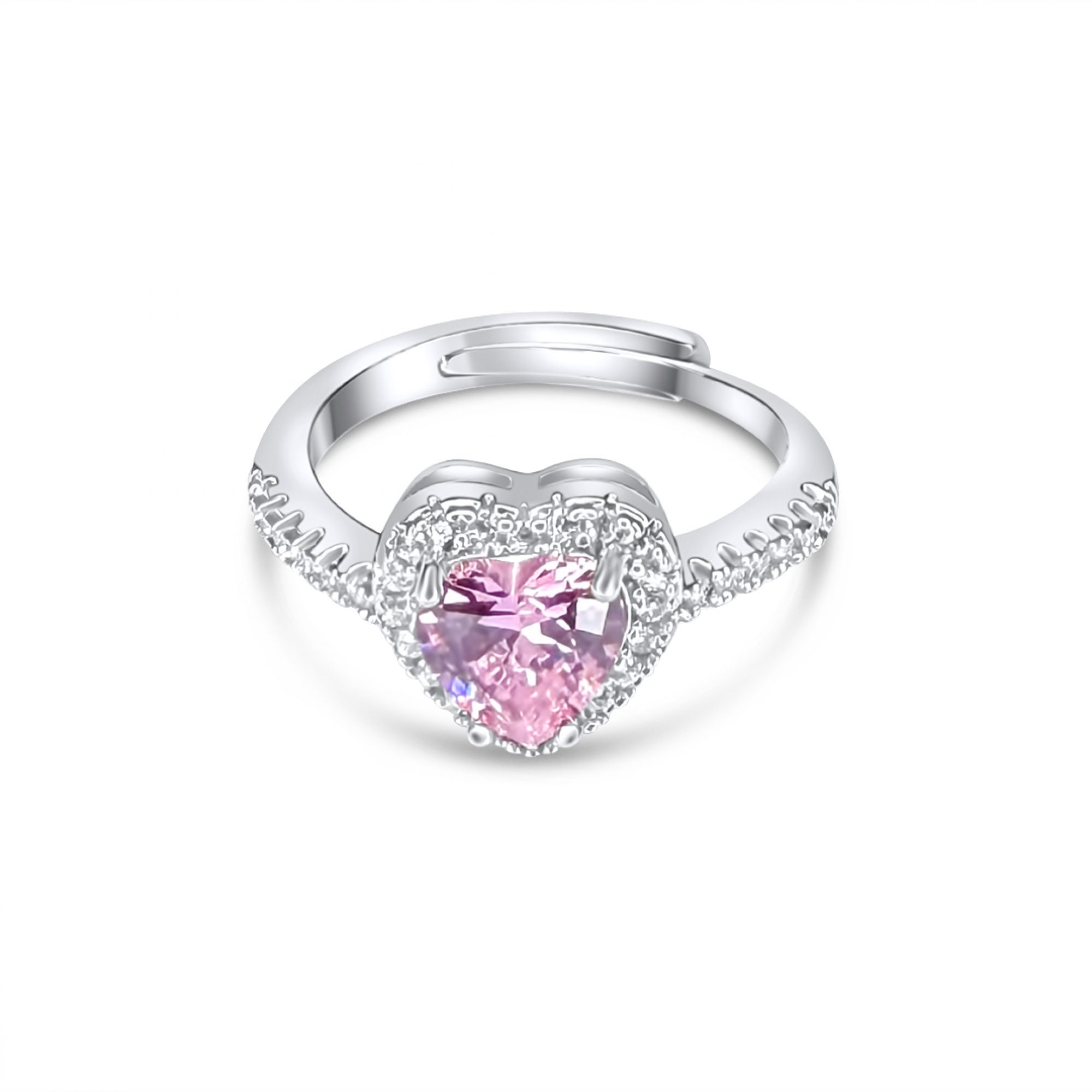 Multi stone stainless steel ring