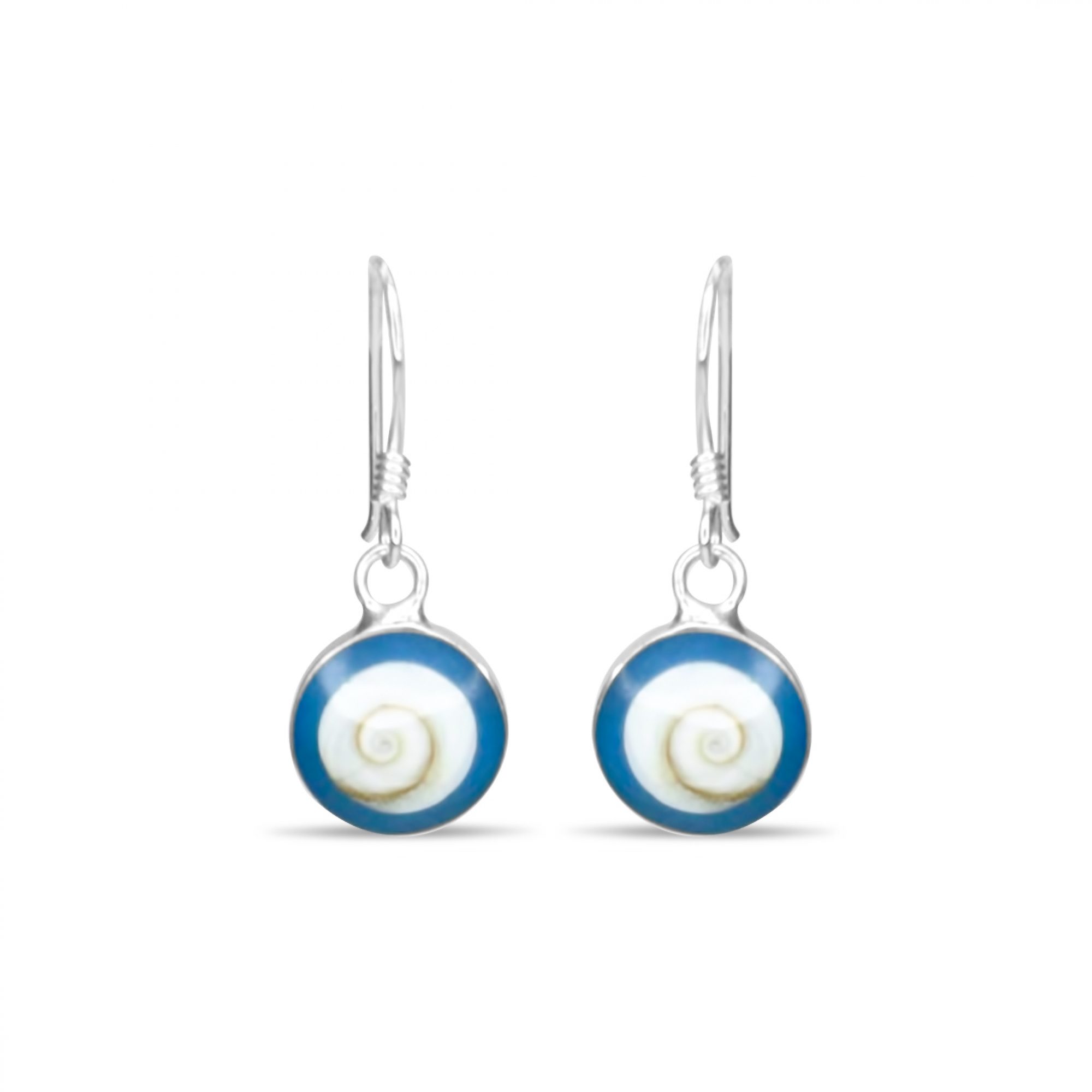 Eye of the sea dangle earrings