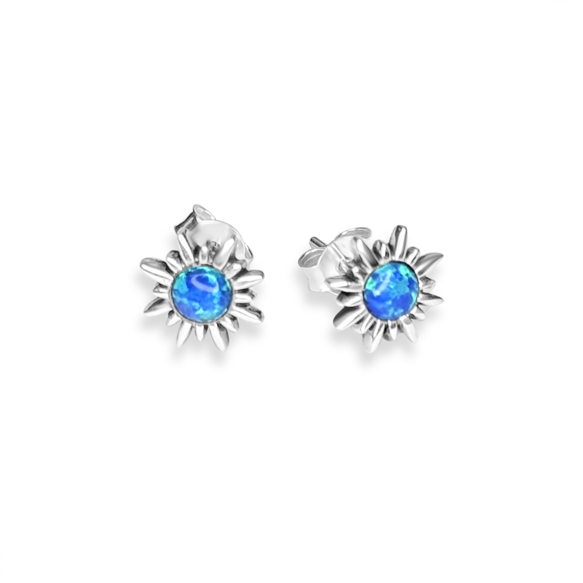 Stud opal earrings 