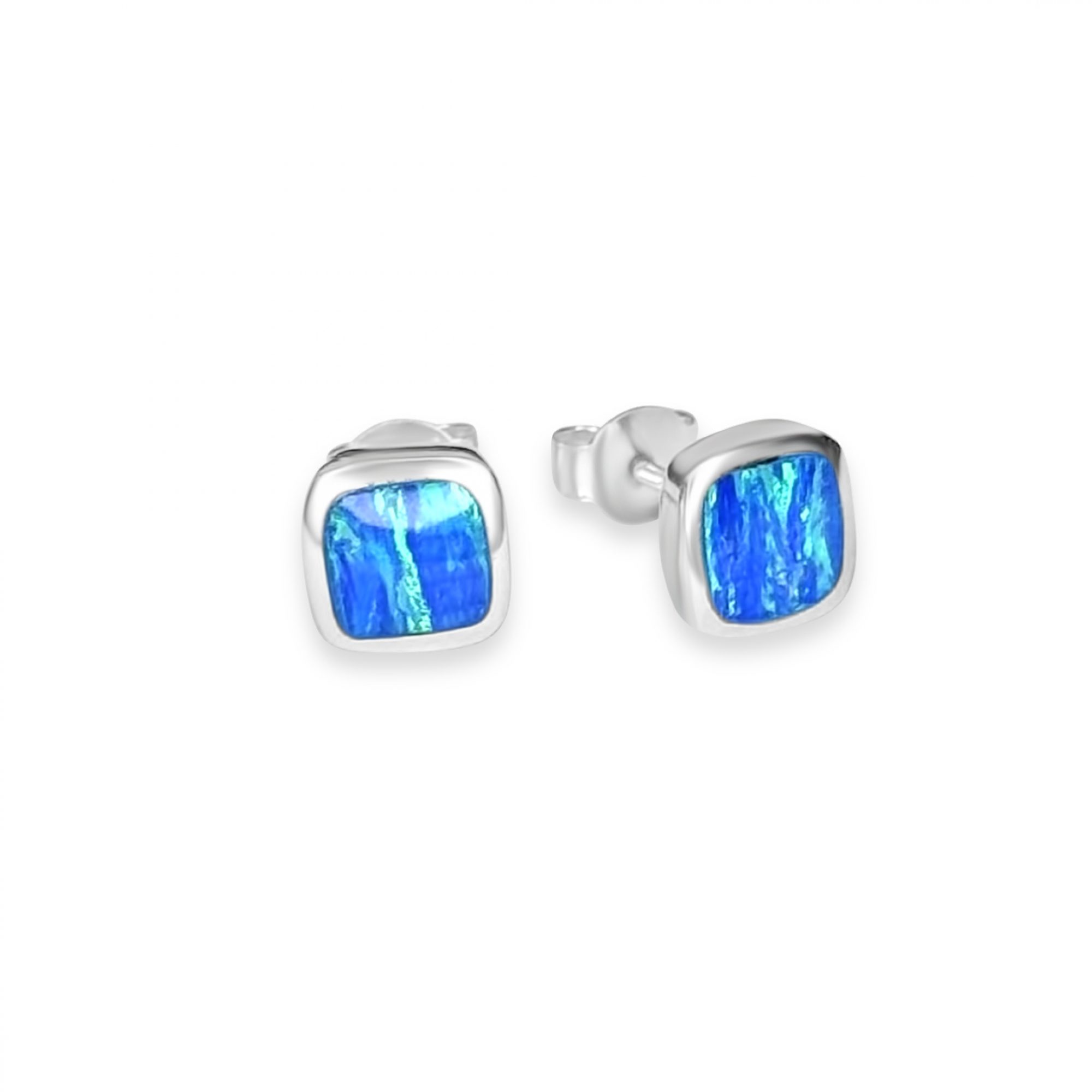 Stud opal earrings 
