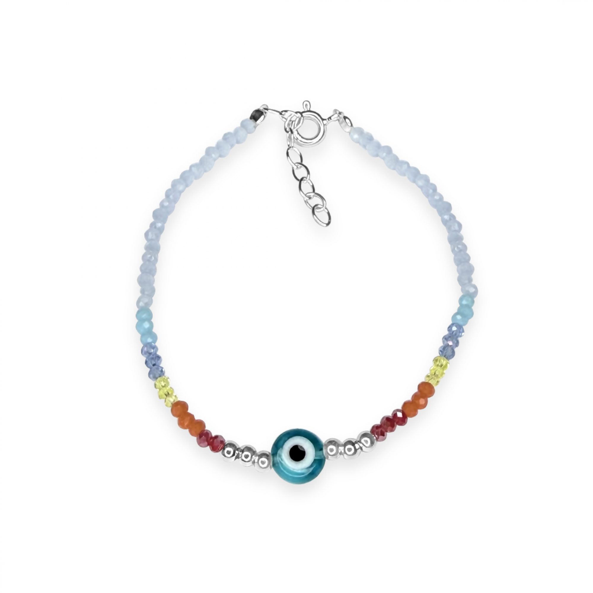 Eye bracelet with beads