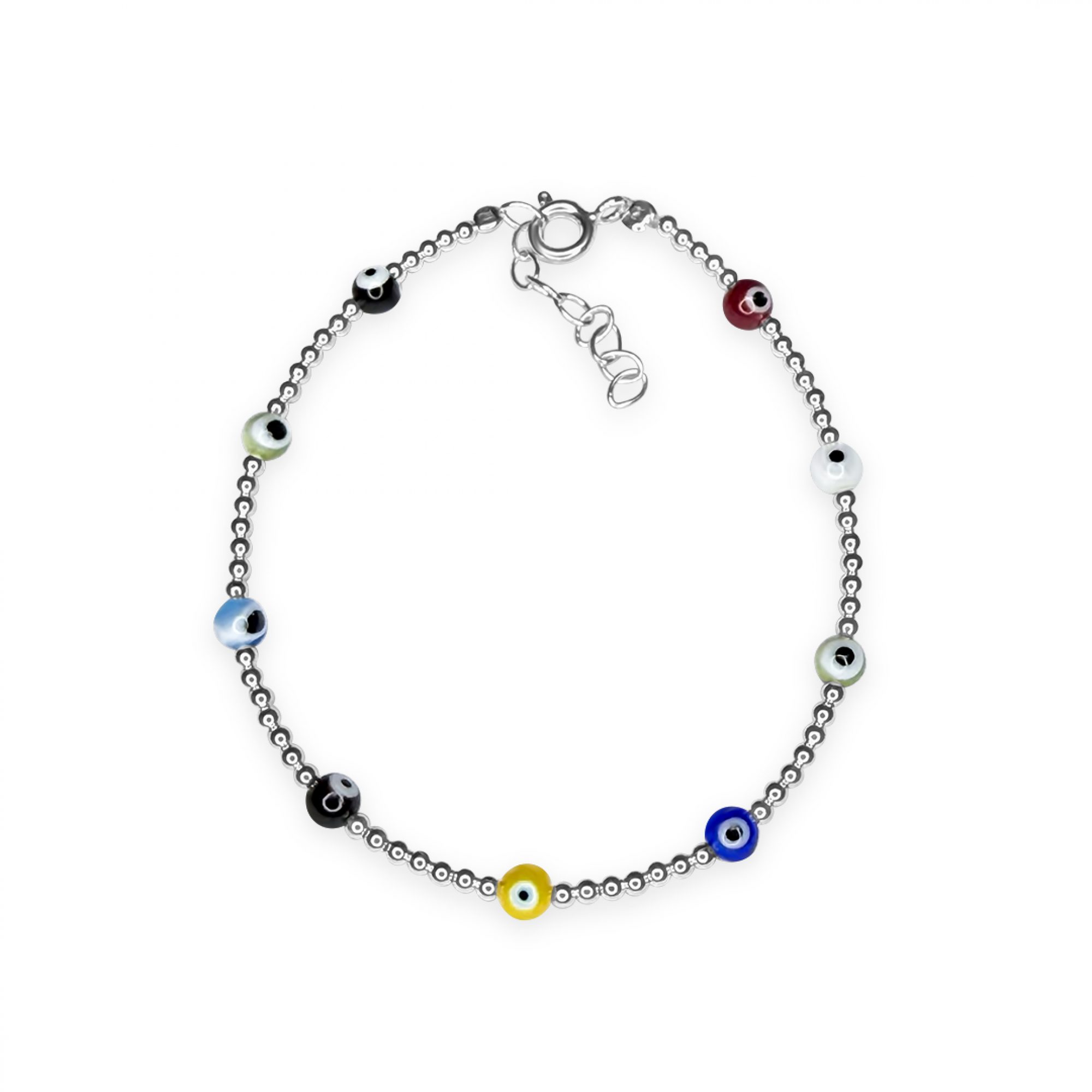 Eye bracelet with beads