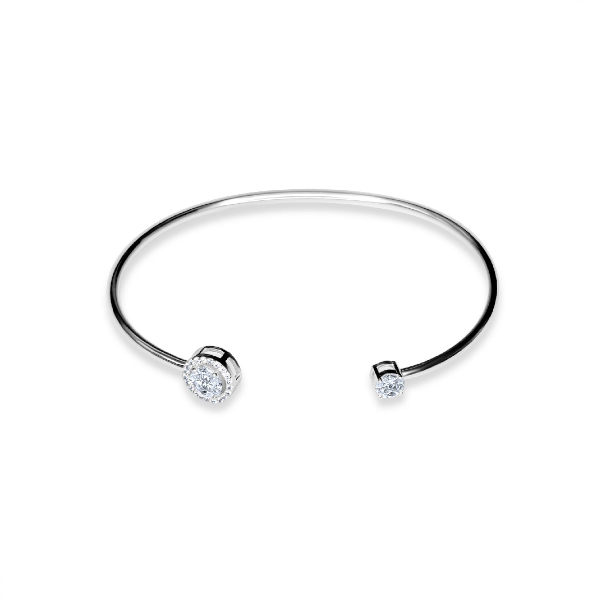 Adjustable bracelet with zircon stones