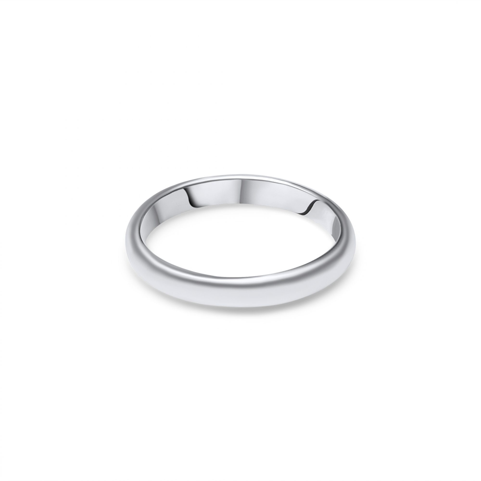 Silver band ring 3mm