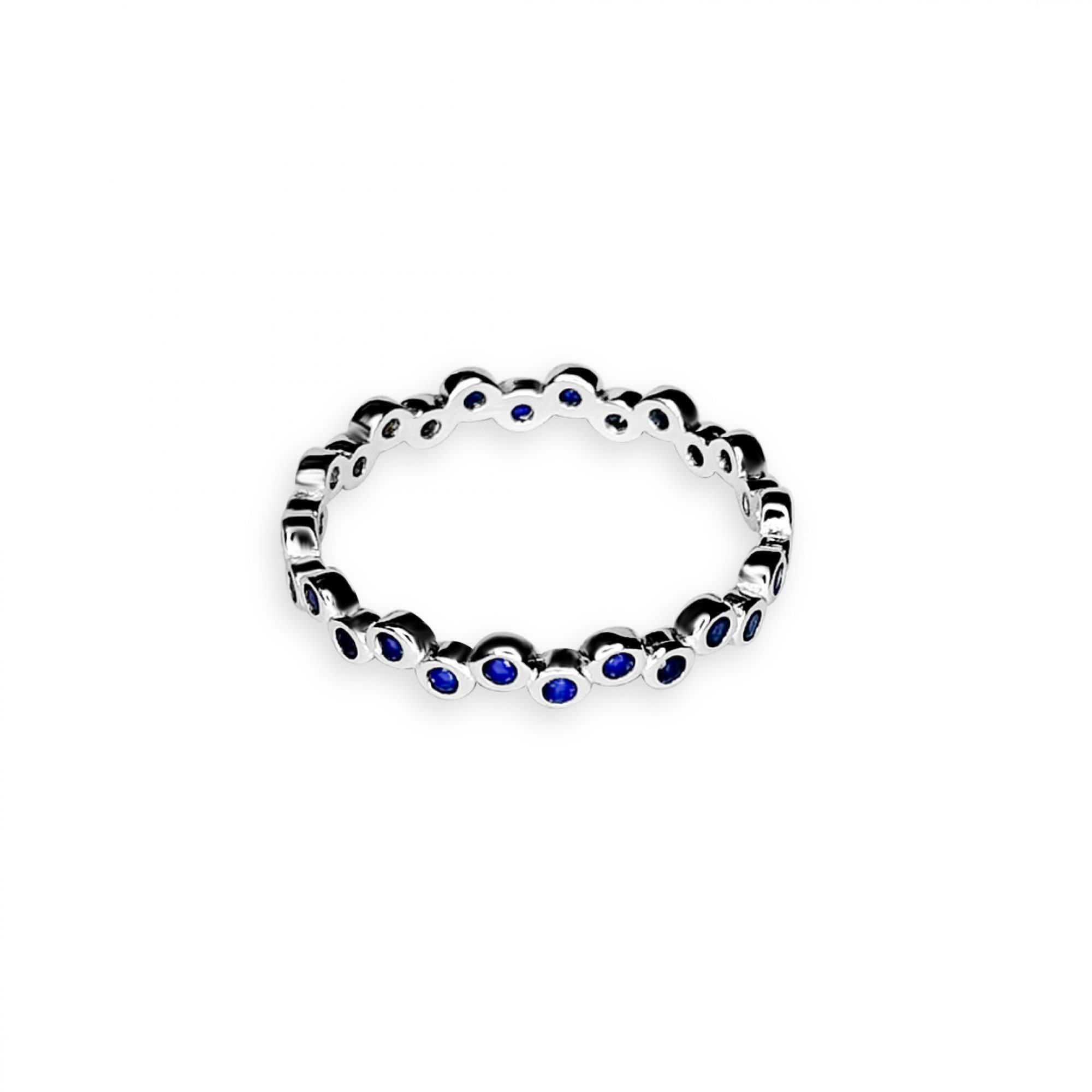 Ring with zircon stones