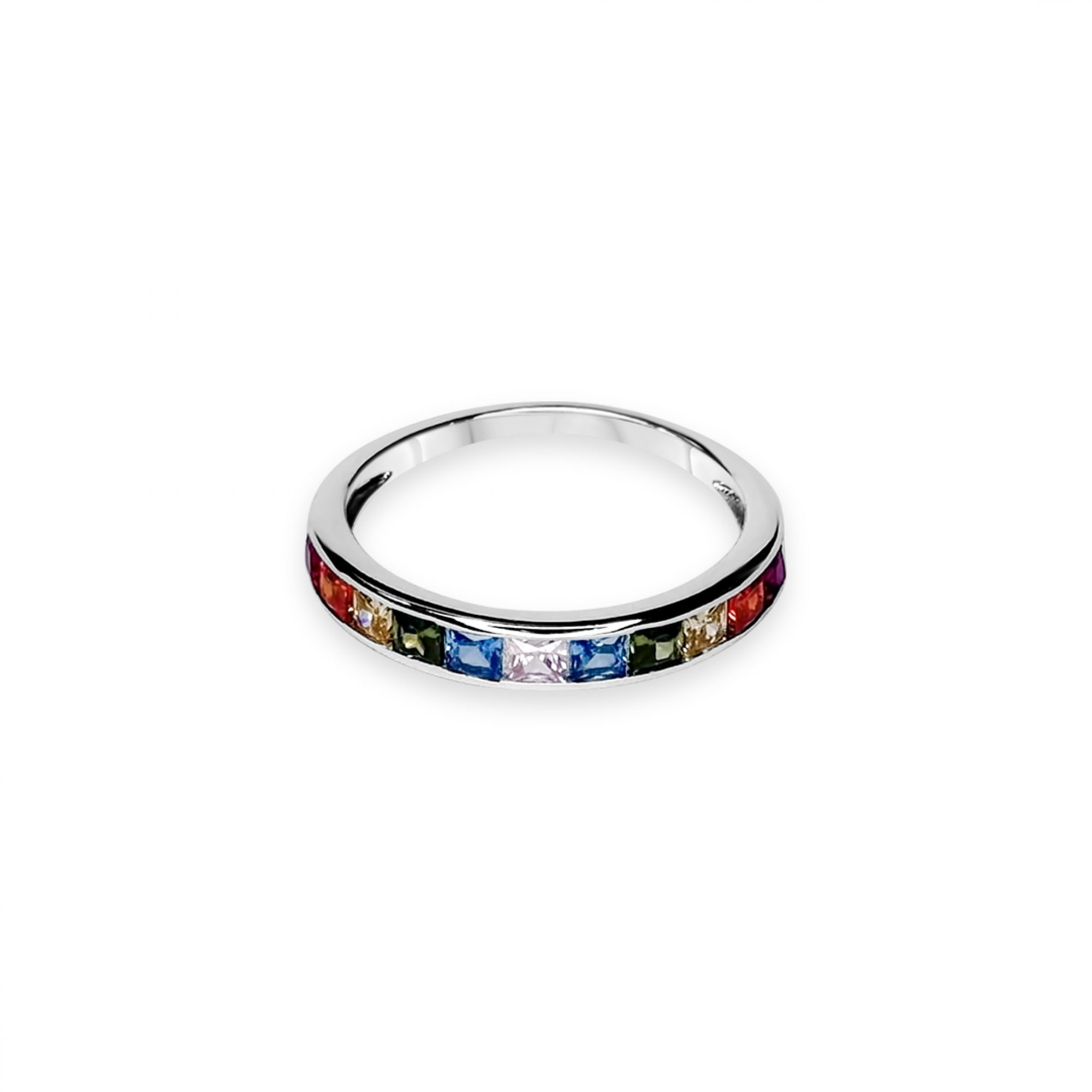 Ring with zircon stones