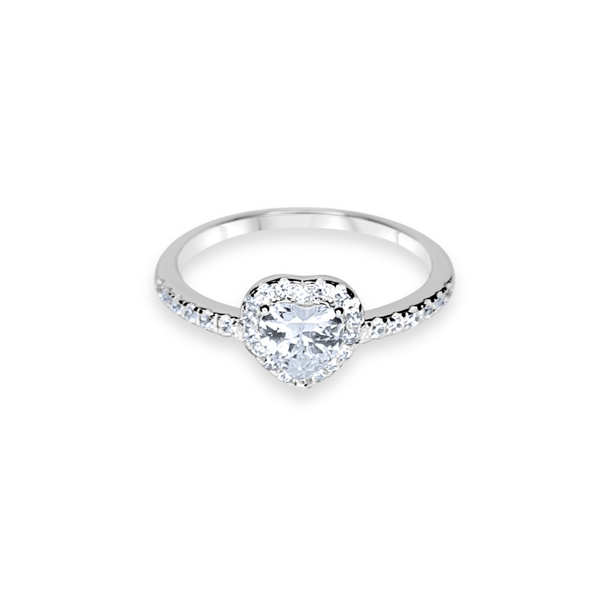 Ring with zircon stones