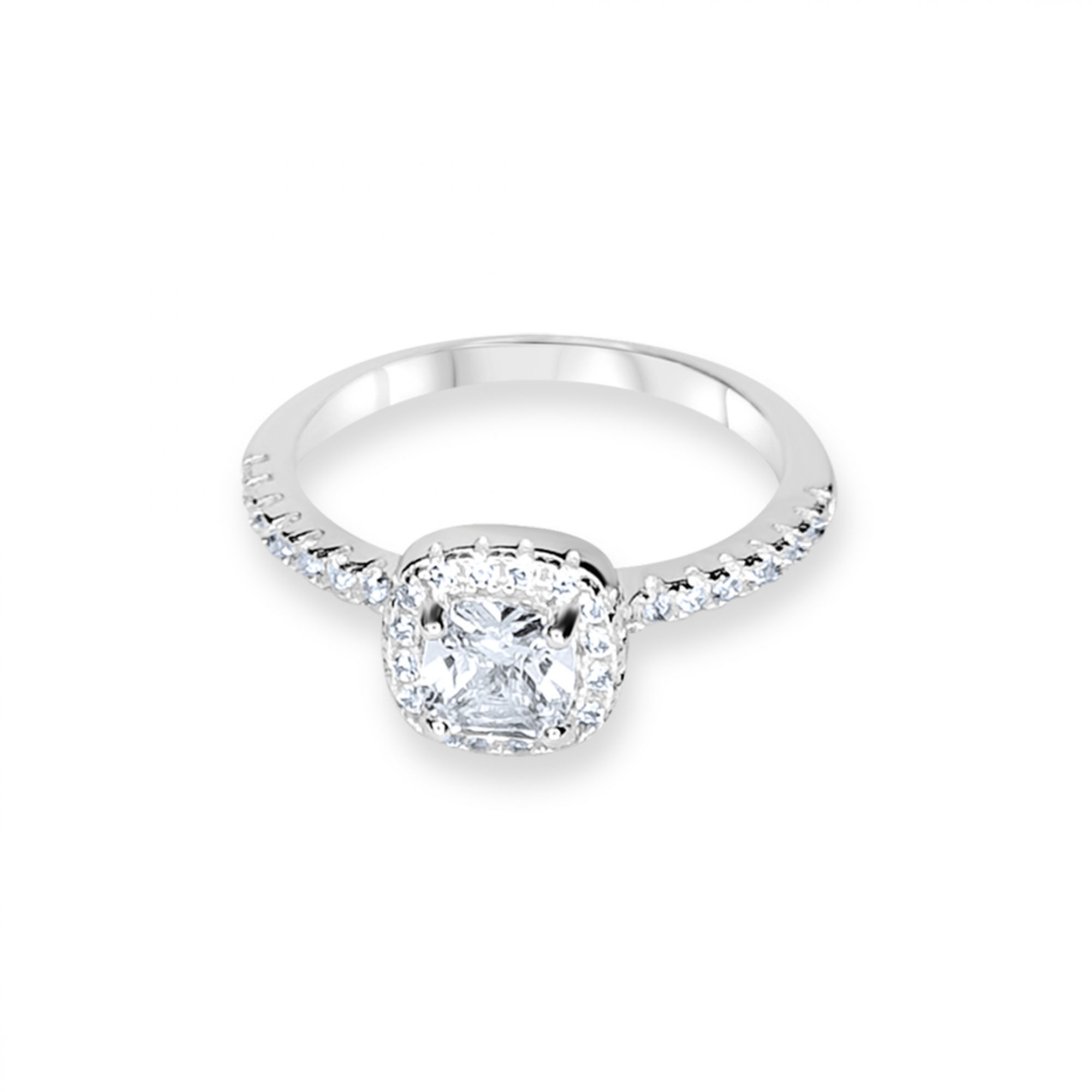 Ring with zircon stones