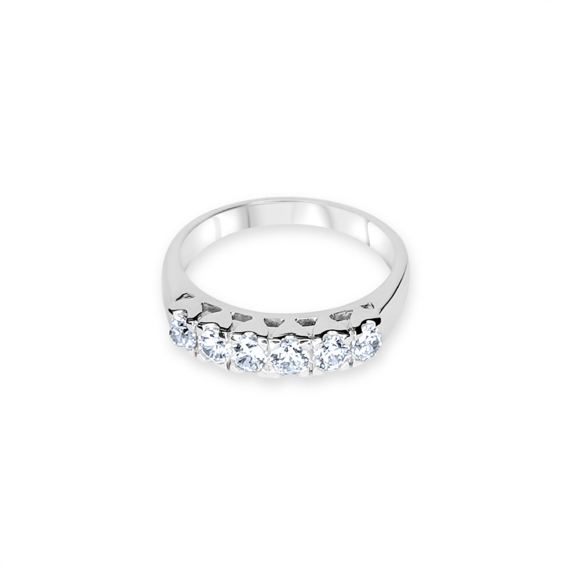 Ring with zircon stones