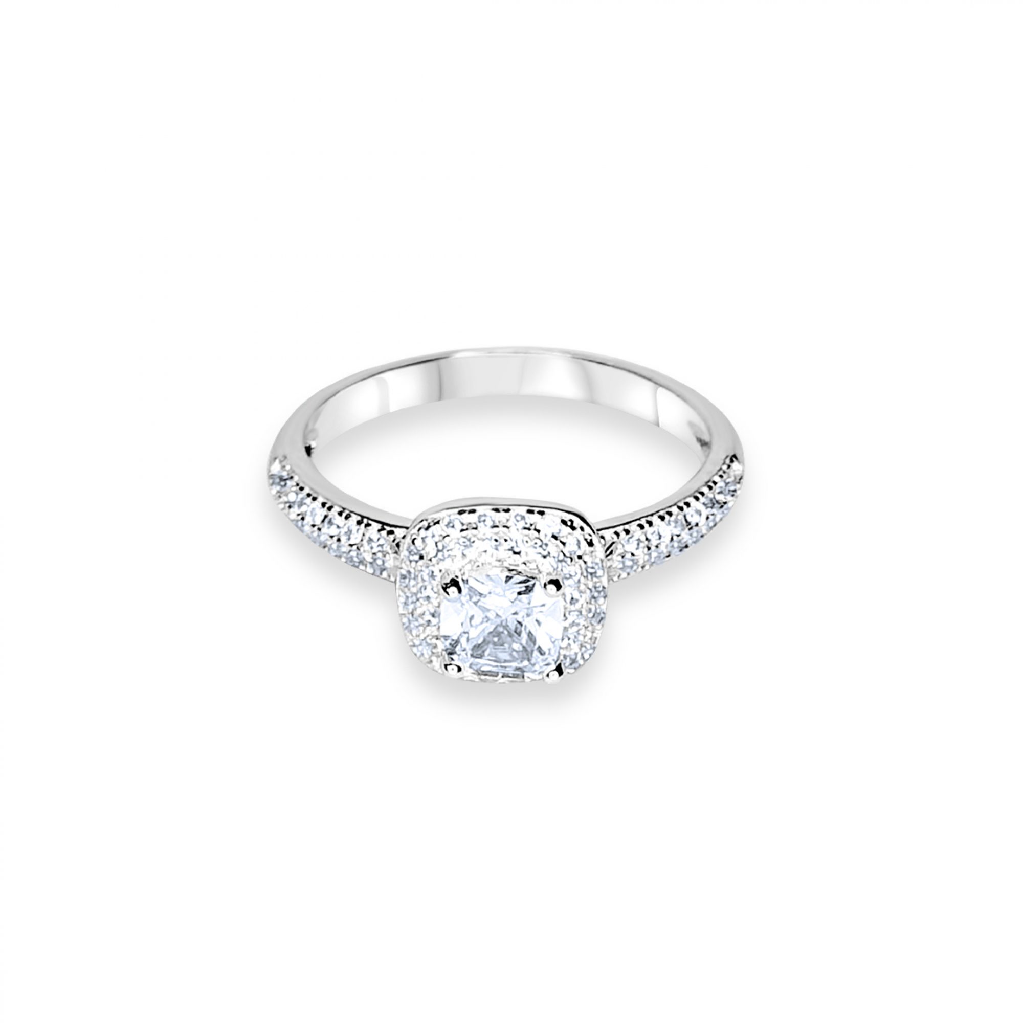 Ring with zircon stones