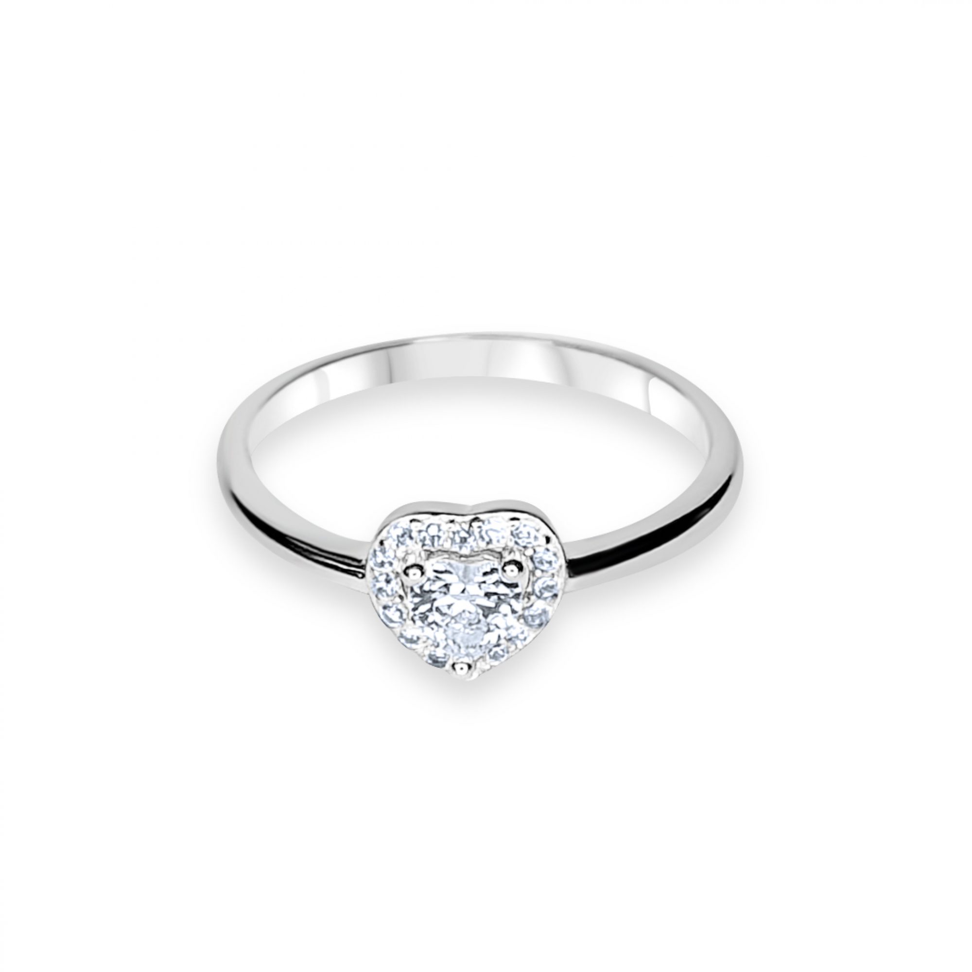 Ring with zircon stones