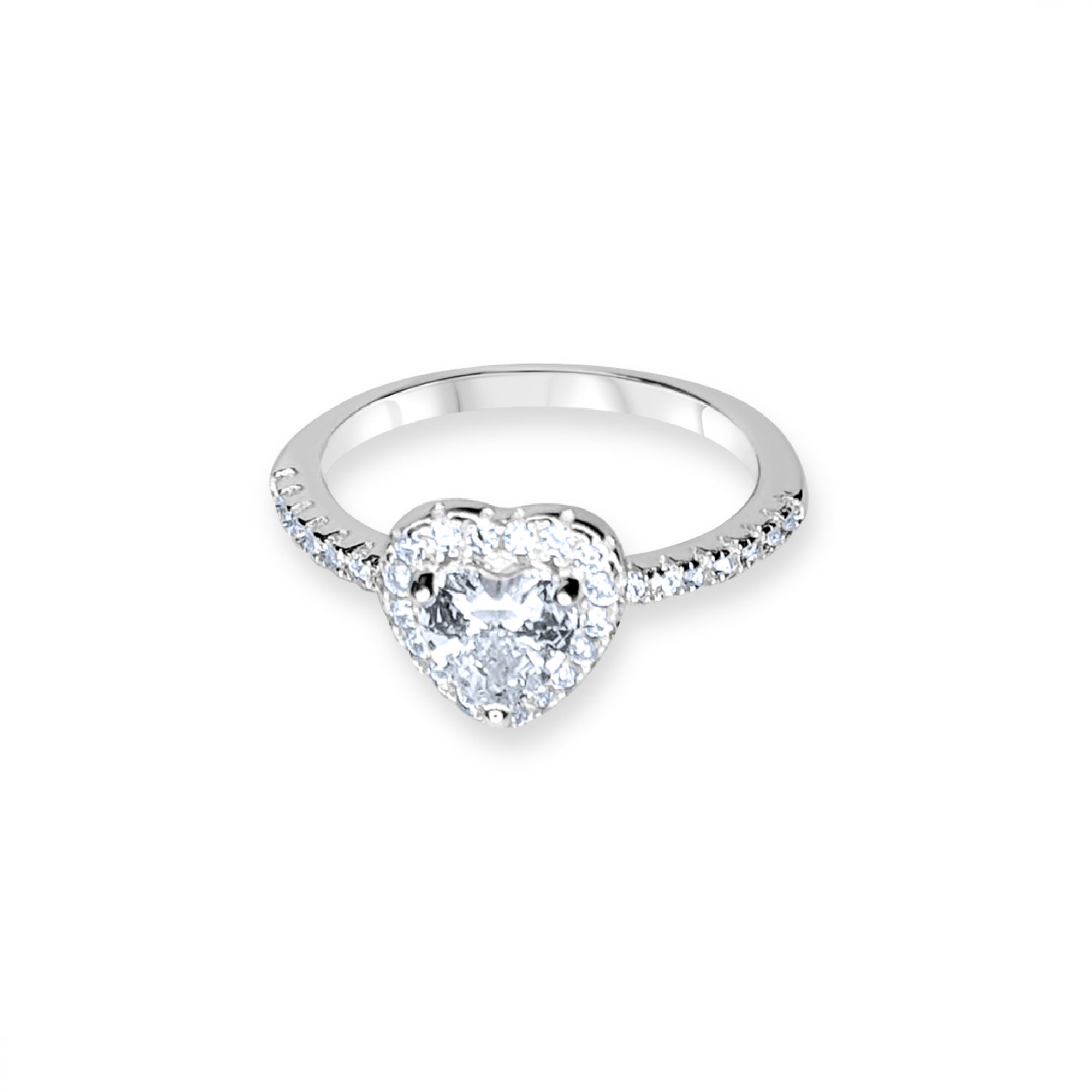 Ring with zircon stones