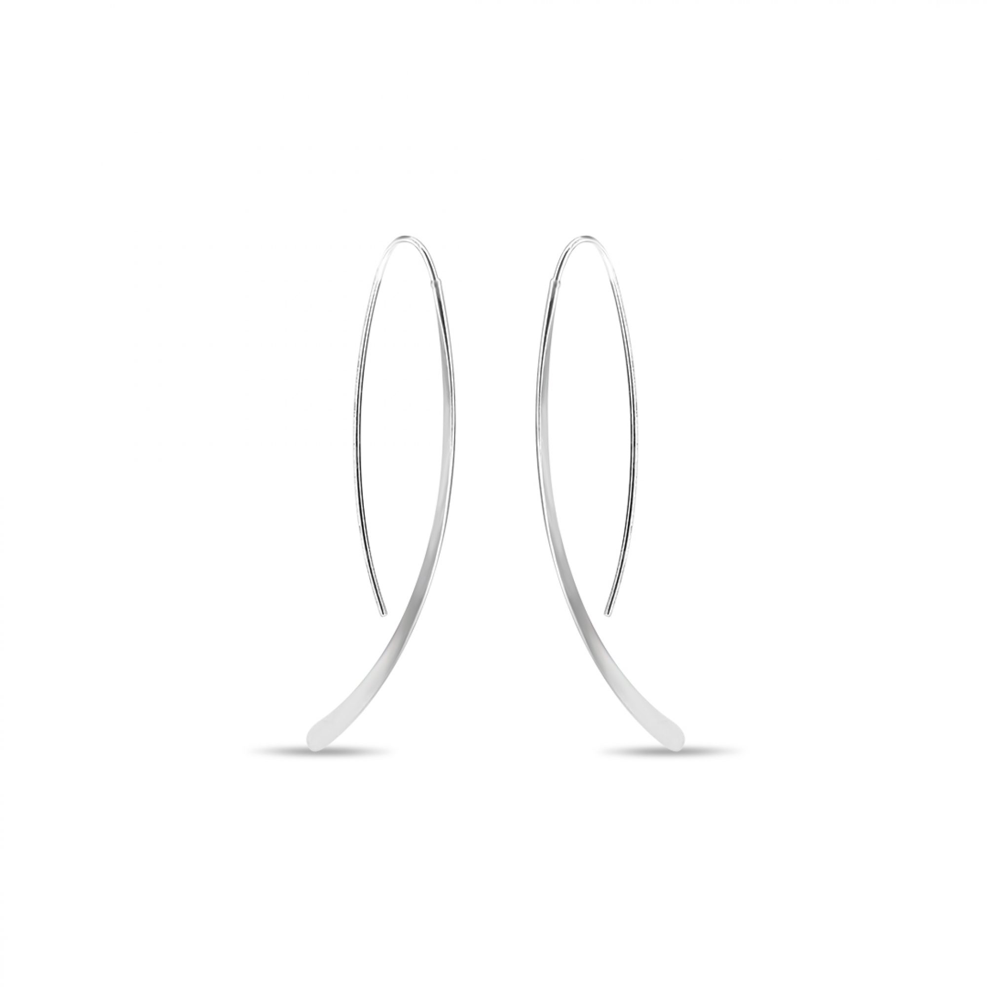 Silver earrings