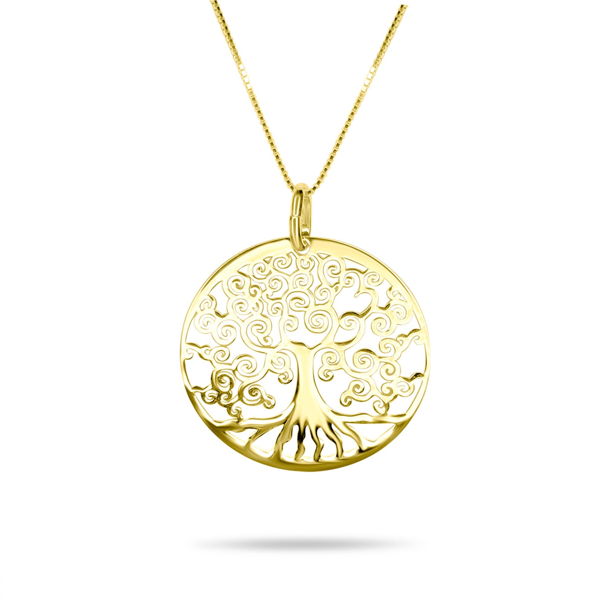 Gold plated Tree of life necklace 