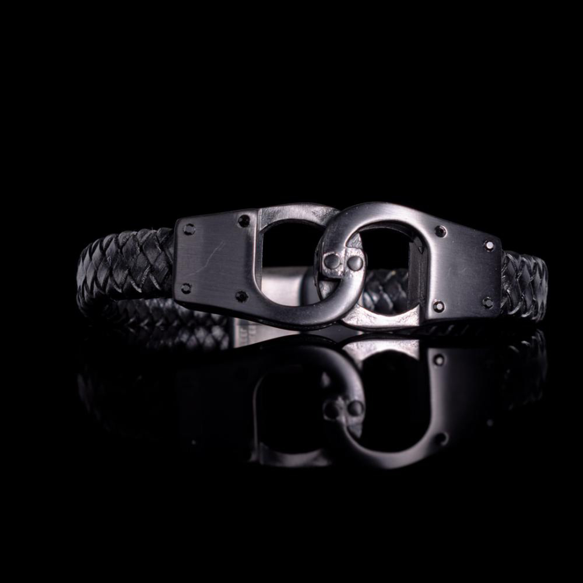 Leather-Steel bracelets