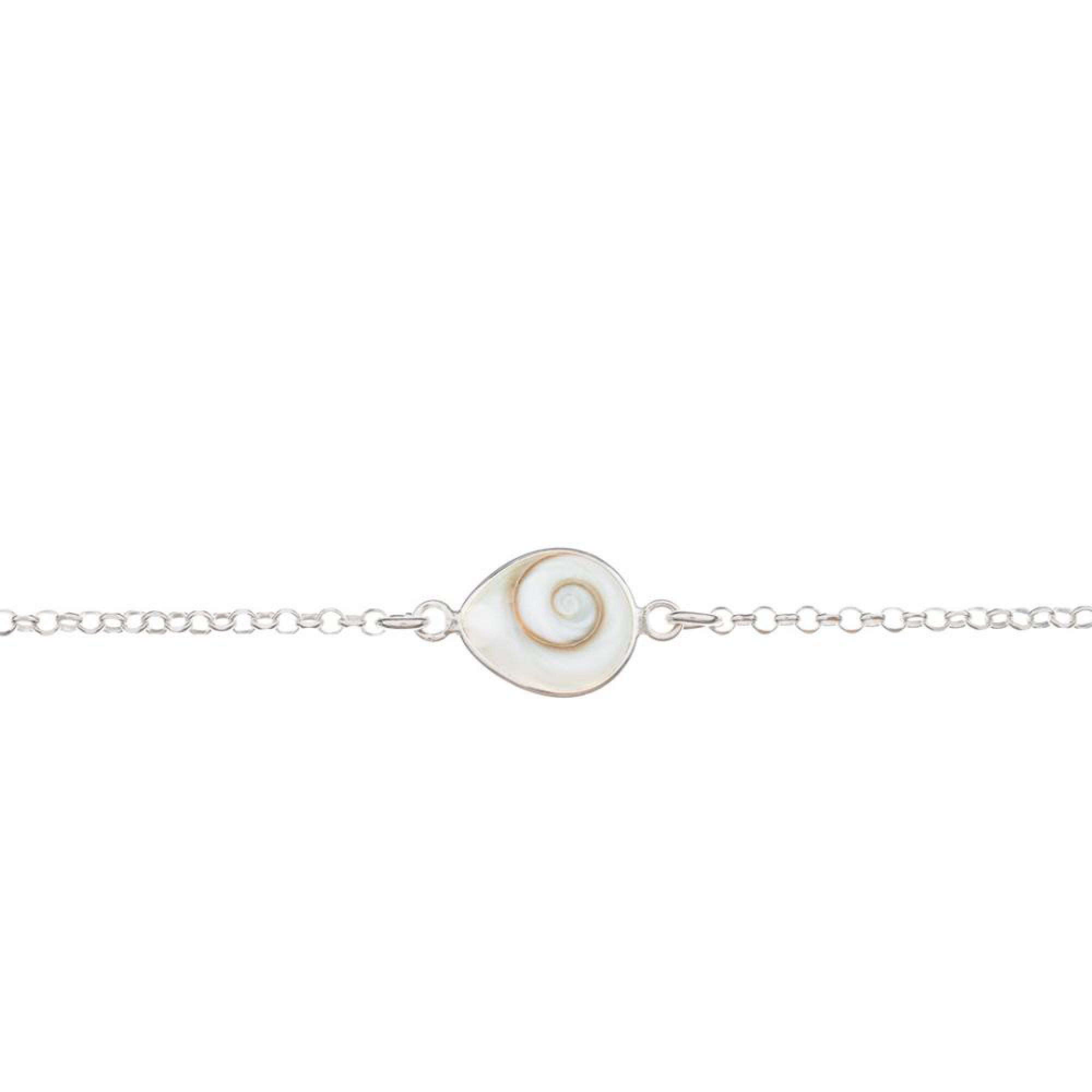 Eye of the sea chain bracelet
