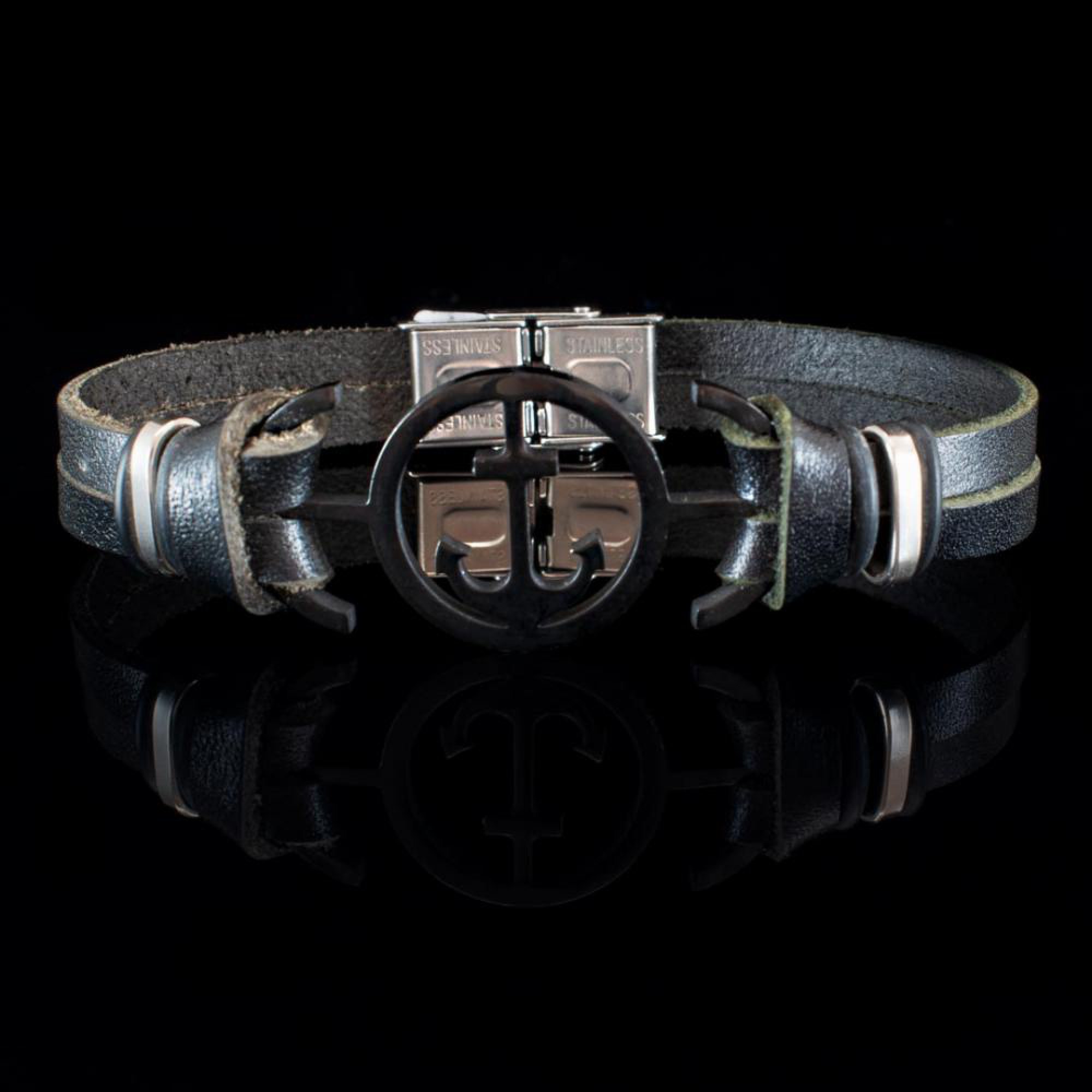 Steel-Caucho bracelet