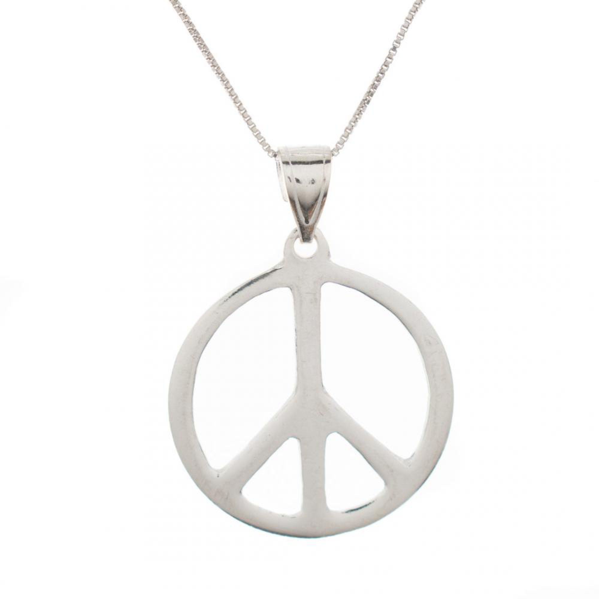 Peace sign necklace